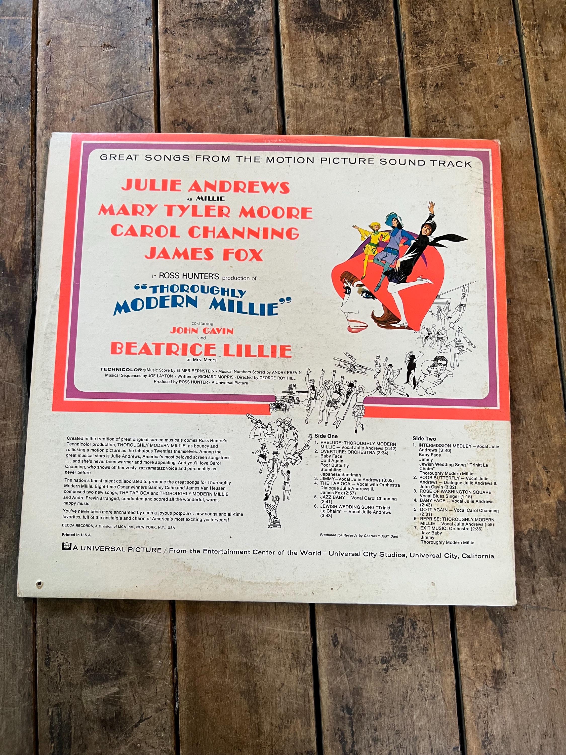 Thoroughly Modern Millie (Original Motion Picture Soundtrack) LP- 1967 Decca Retro Vinyl Record