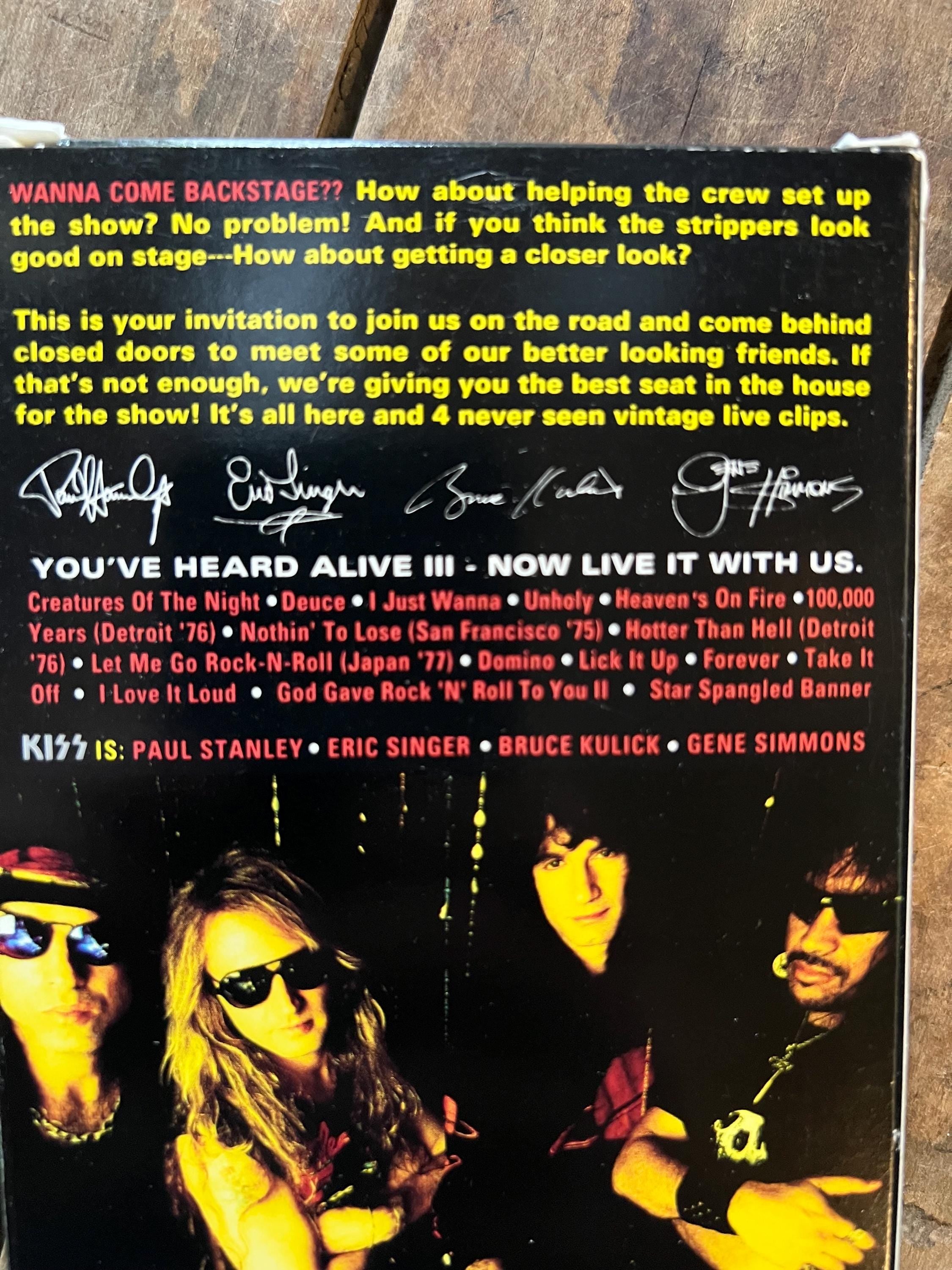 KISS Konfidential ( 1993 VHS Movie ) UNCENSORED