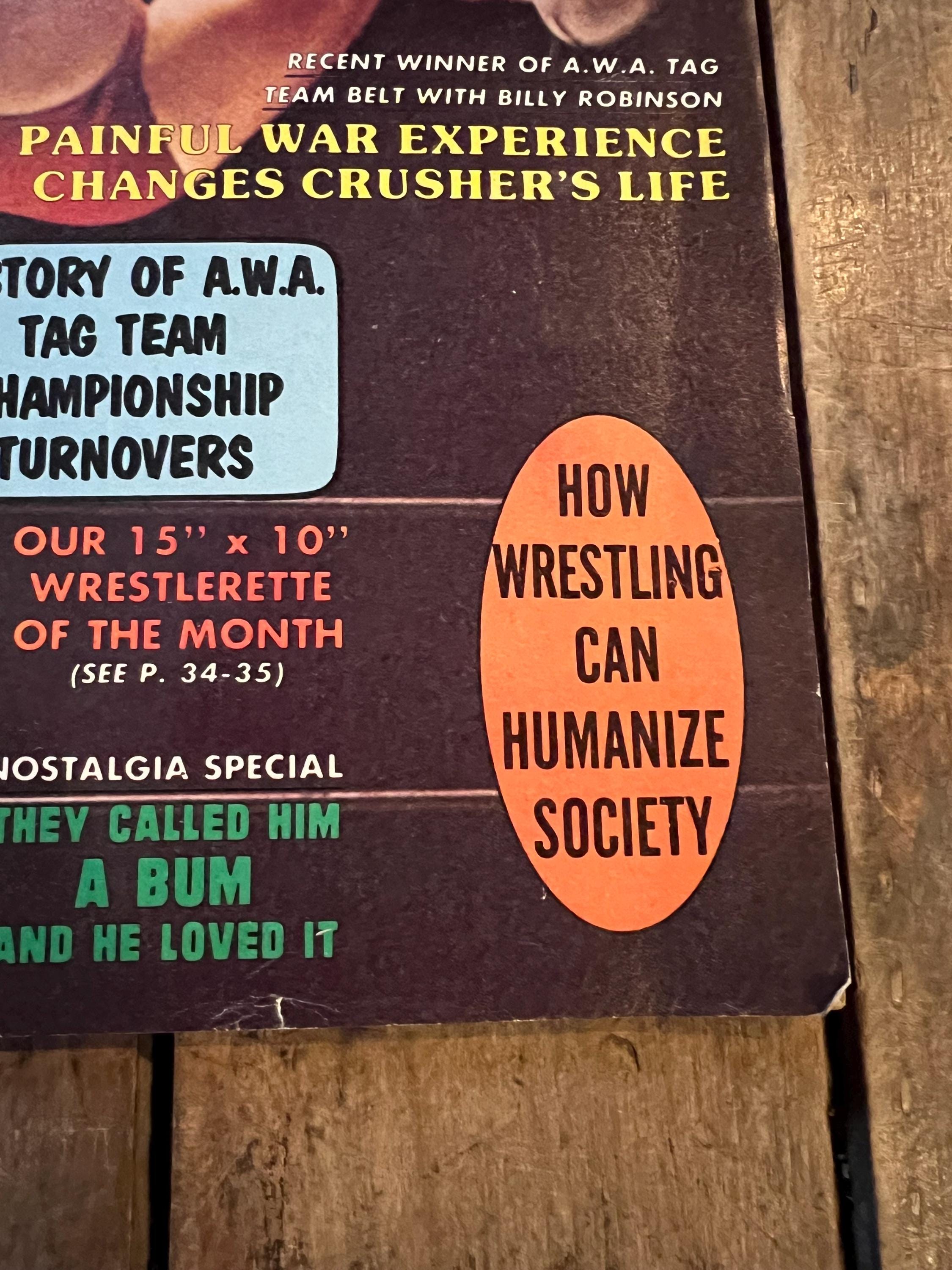 The Official Wrestling Monthly Magazine - February 1975 Issue - WWF / WWE
