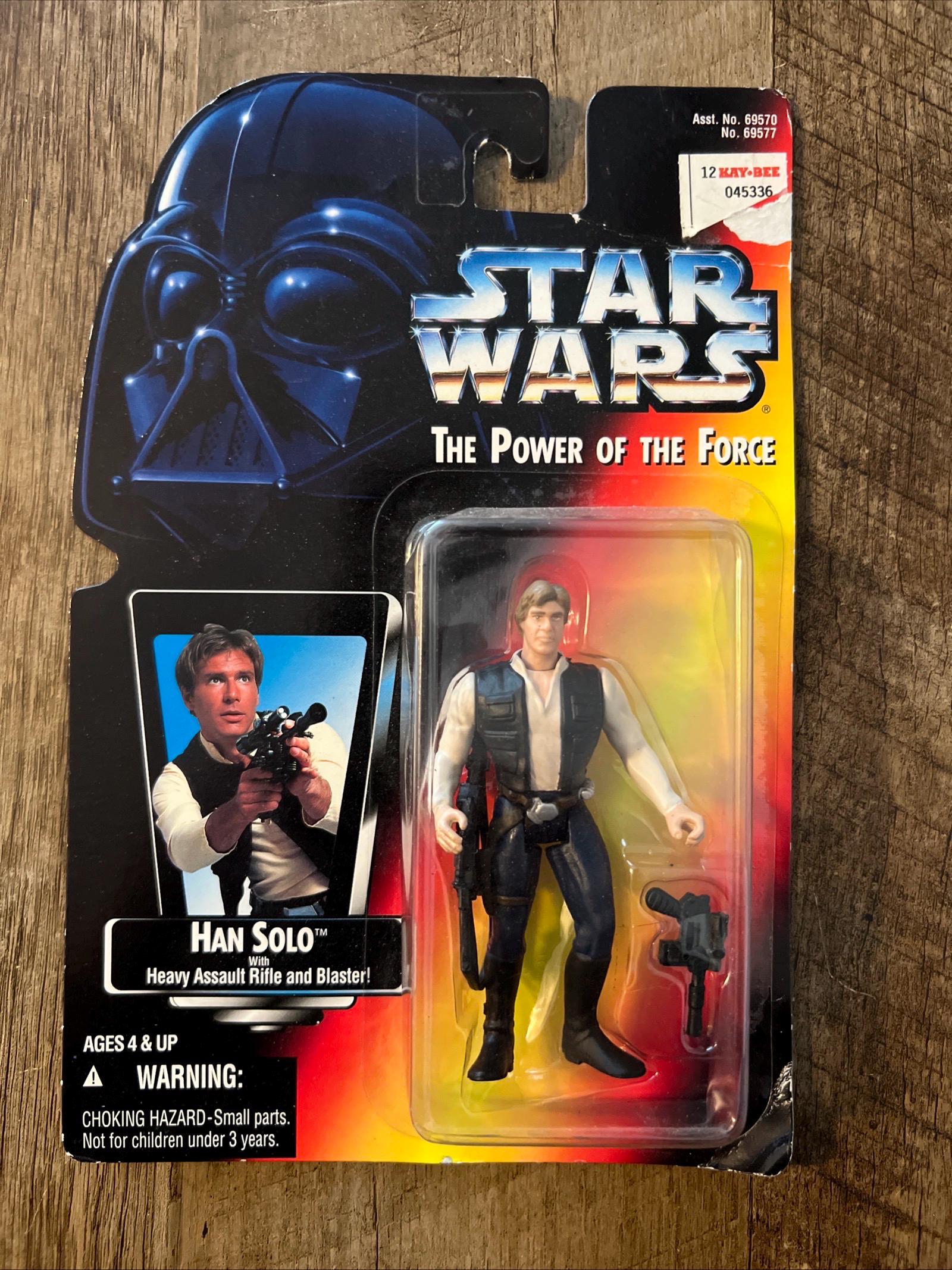 1995 Star Wars Han Solo Smuggler Action Figure - Power Of The Force, Kenner