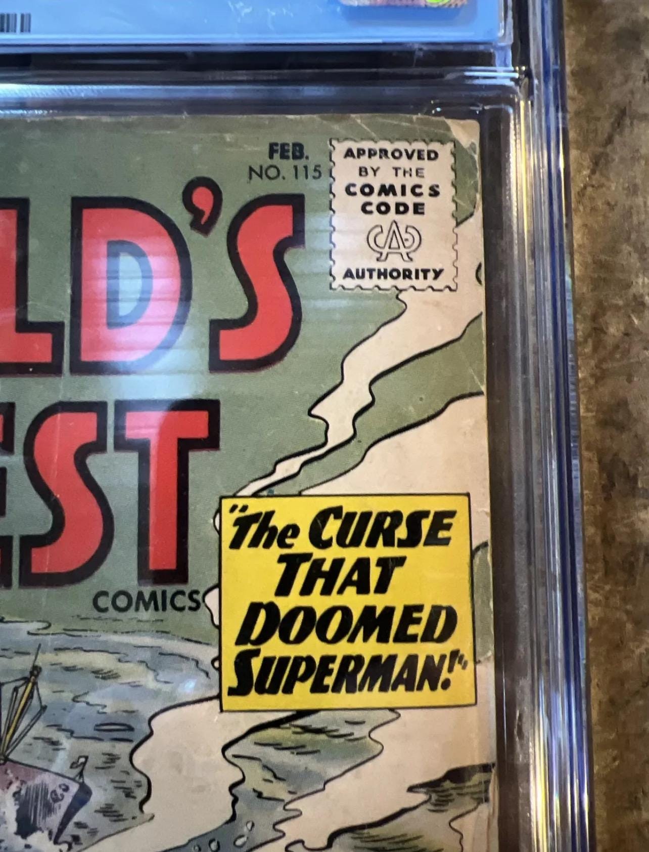 1961 World’s Finest Comics - Superman - Batman & Robin - DC COMICS - CGC Universal Grade 1.0