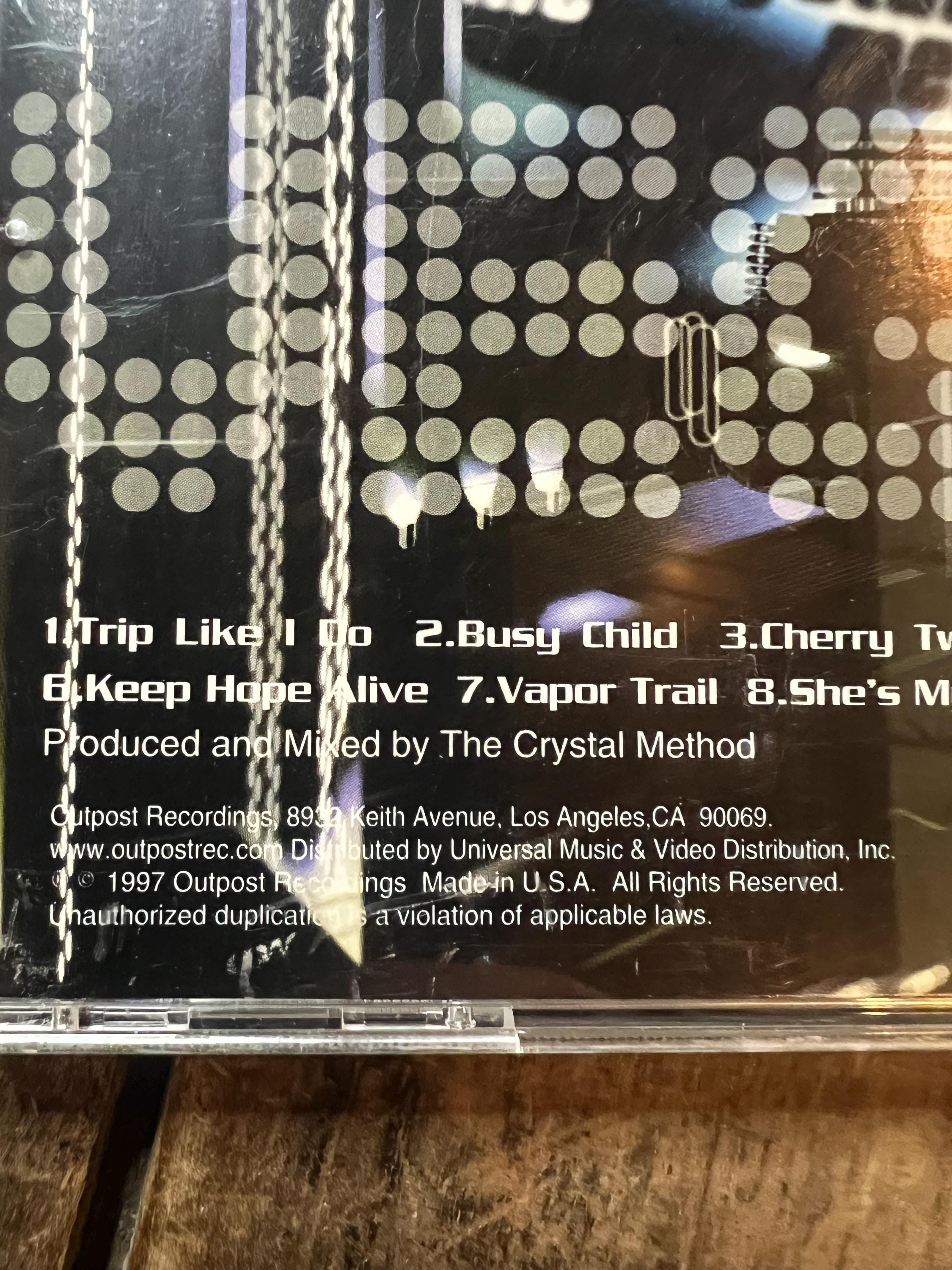 The Crystal Method “Vegas” -  Original Music CD  - Outpost Recordings - 1997 Retro CD - Compact Disc - Electronic