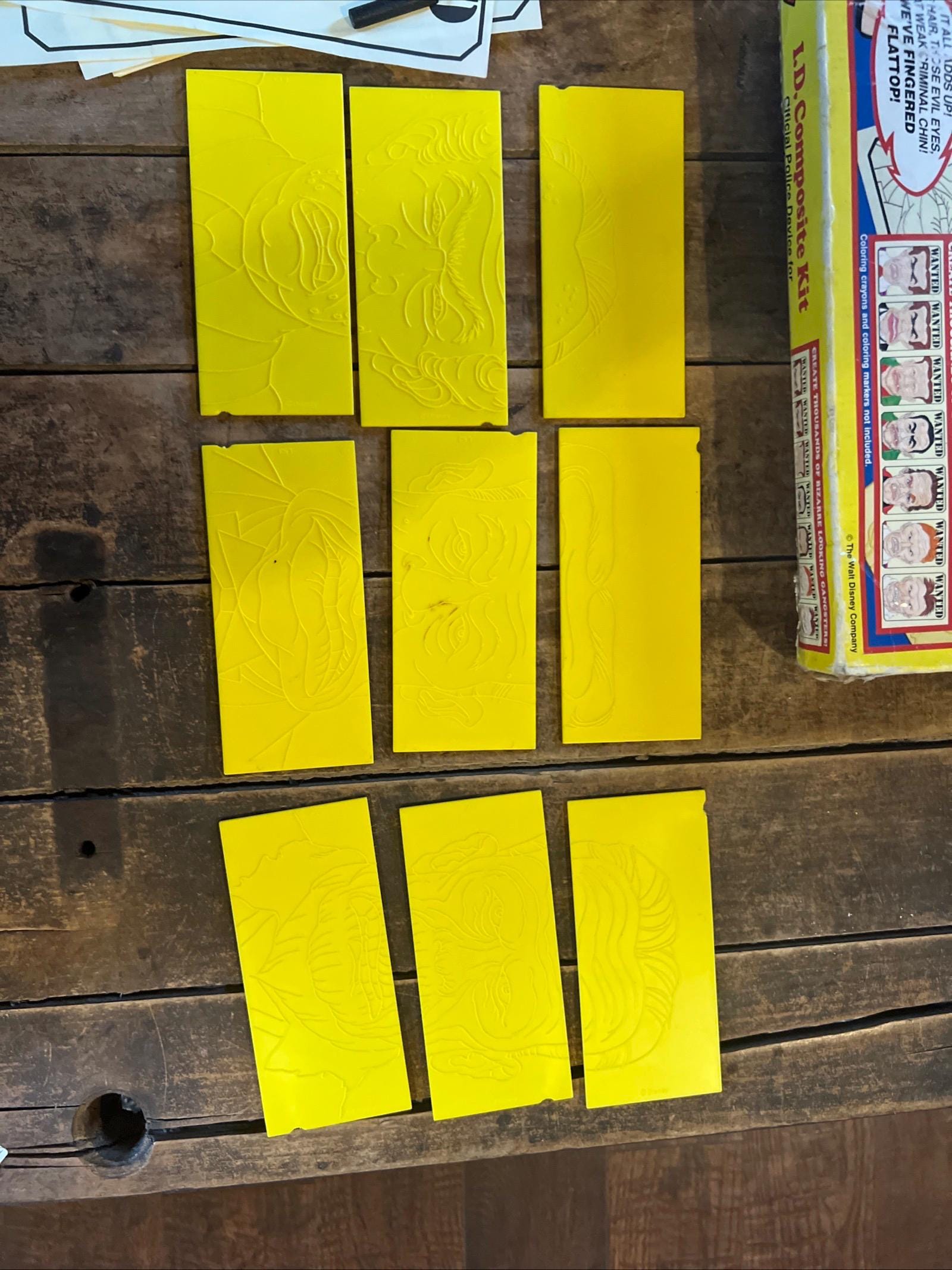 1990 Playmates - Dick Tracy Movie - I.D. Composite Kit & Original Box