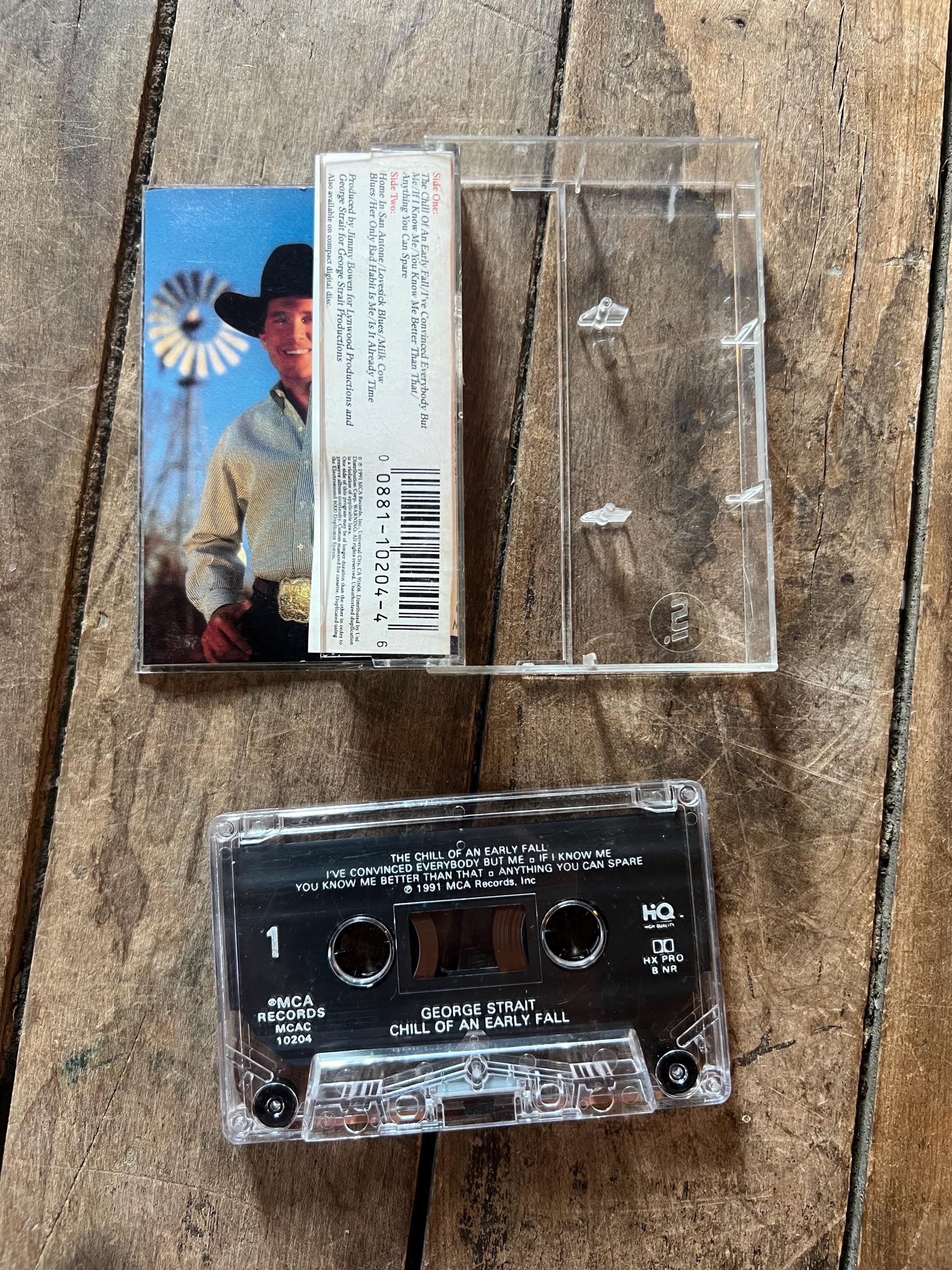George Strait "Chill of an Early Fall" Cassette Tape - 1991 MCA Records