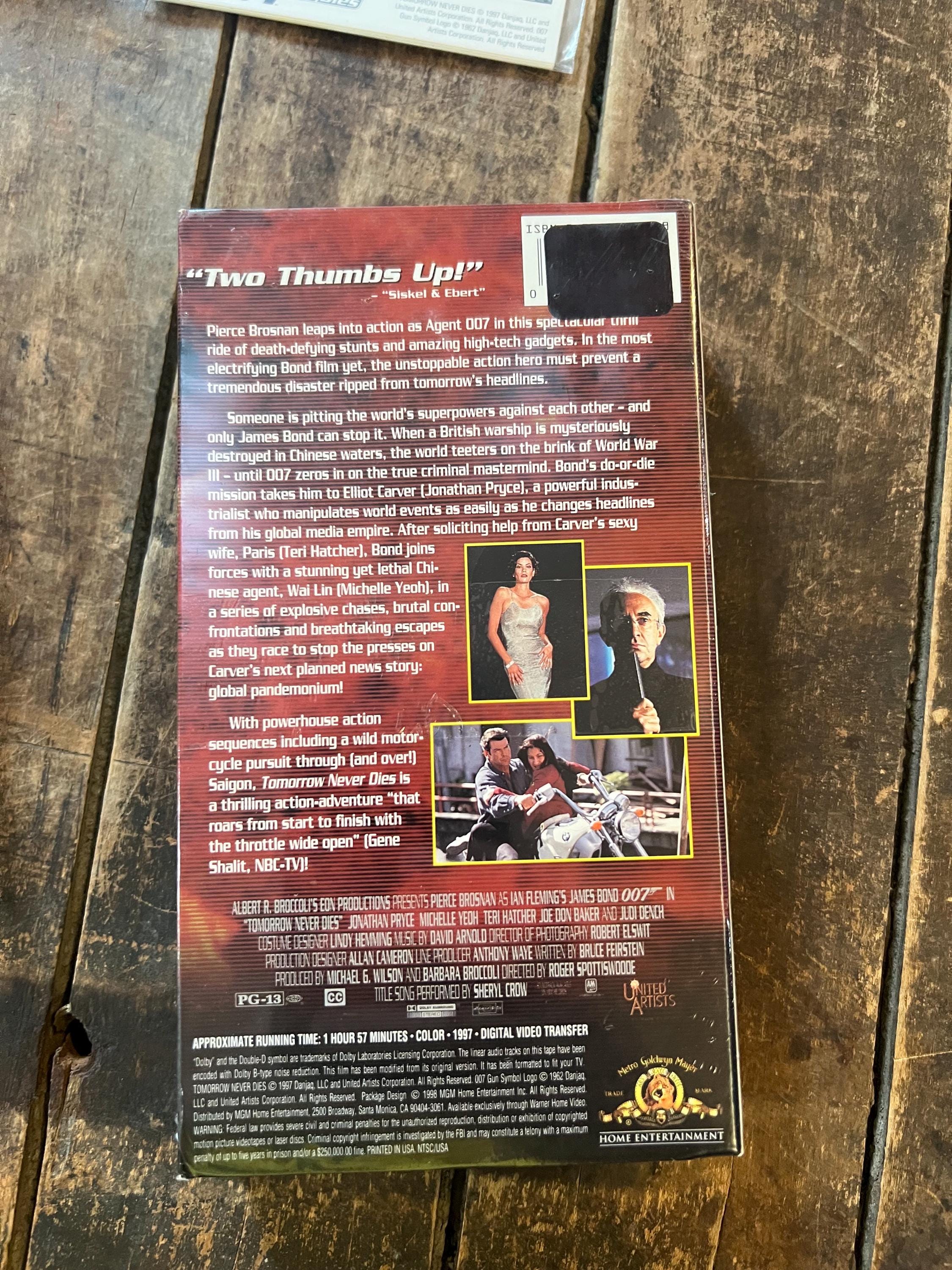 James Bond Tomorrow Never Dies ( VHS 1997) Limited Edition VHS Set NOS Sealed