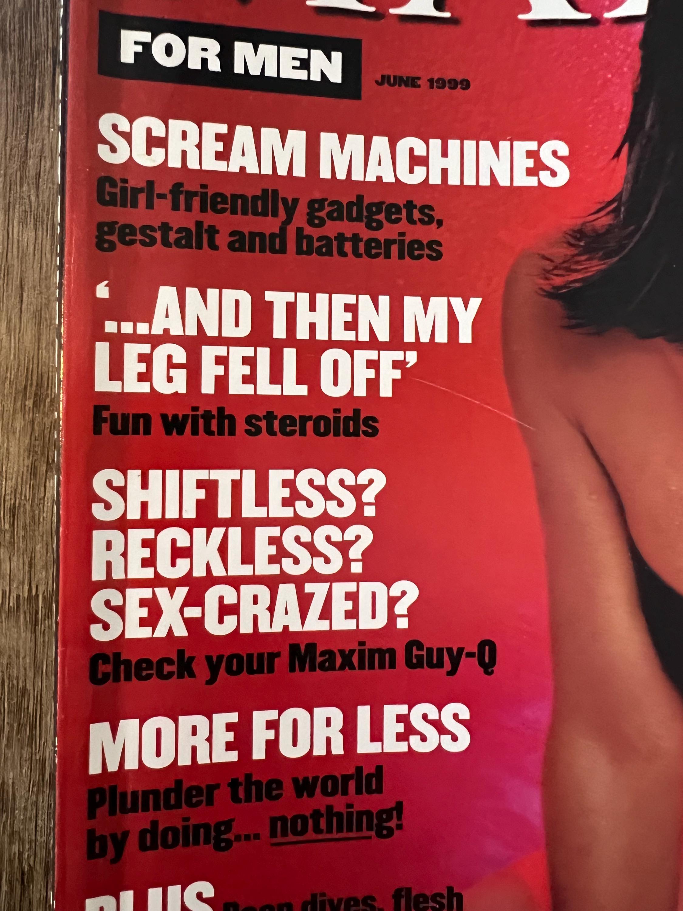 Vintage MAXIM Magazine June 1999: Shannen Doherty Cover