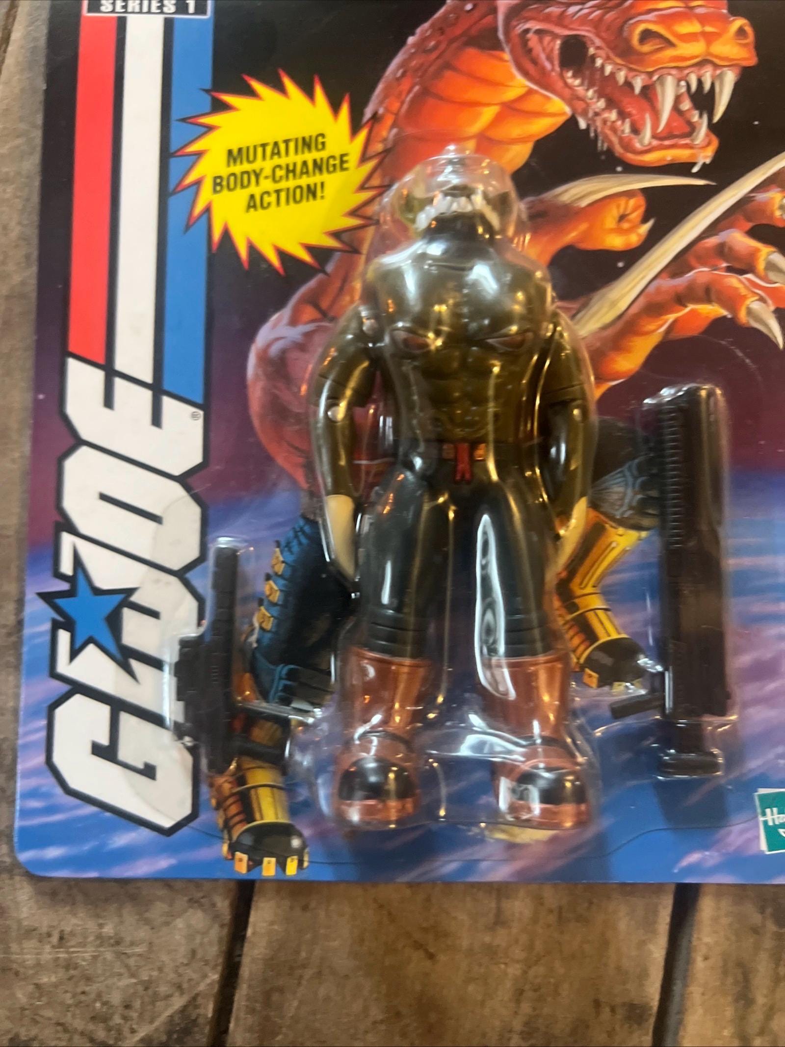 Hasbro GI JOE - MANIMALS Slythor Action Figure - Sealed Original Card Series 1 Special Collector’s Edition