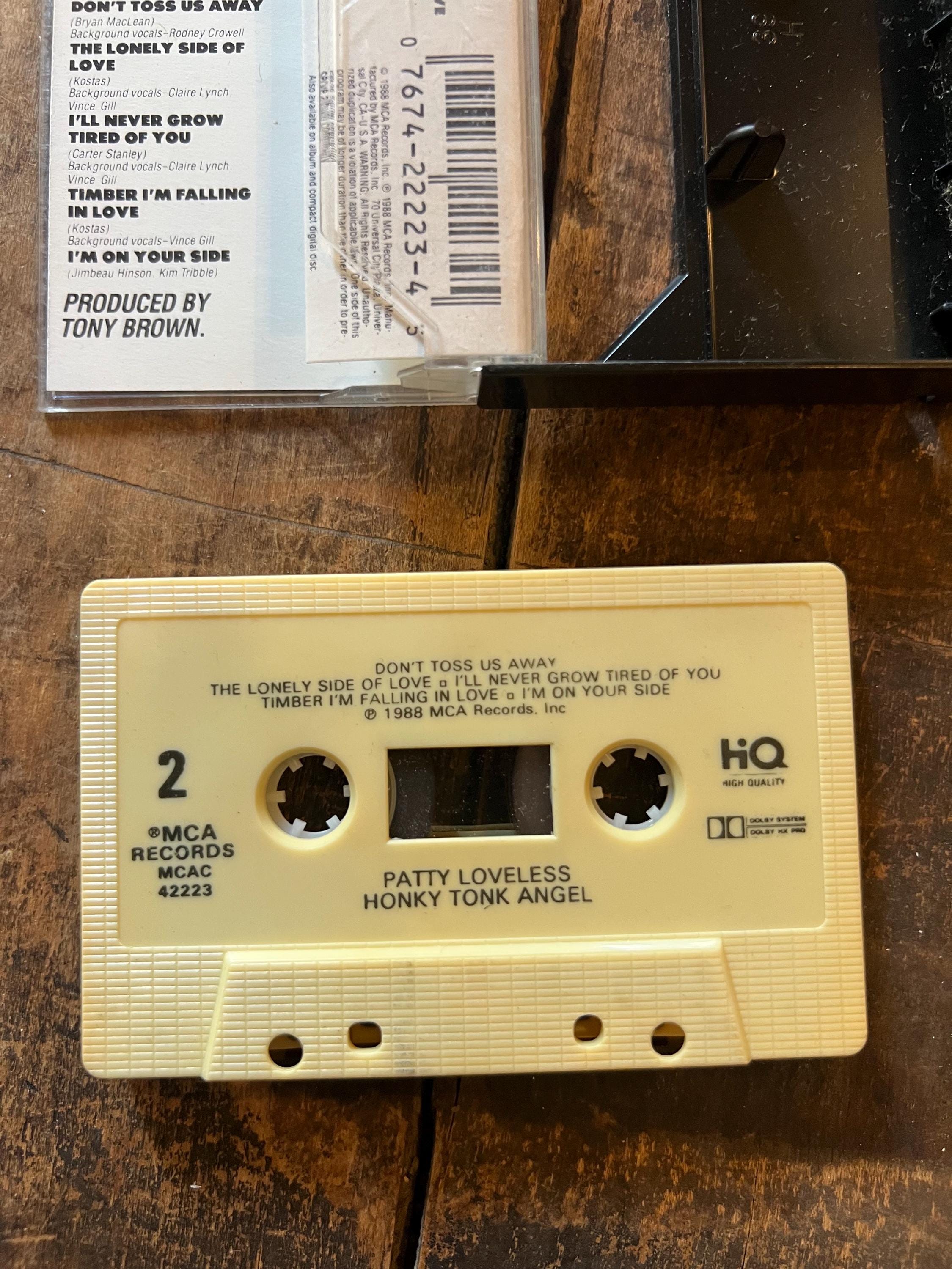 1988 Patty Loveless “Honky Tonk Angel” Cassette Tape - MCA Records Club Edition