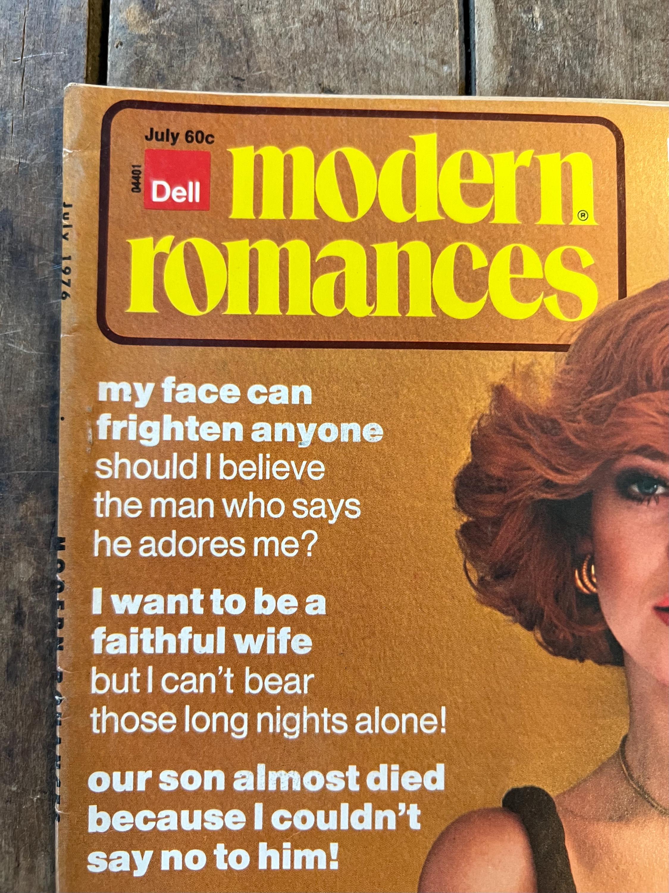 Dell Modern Romances Magazine (July 1976)  Magazine For The Young Homemaker