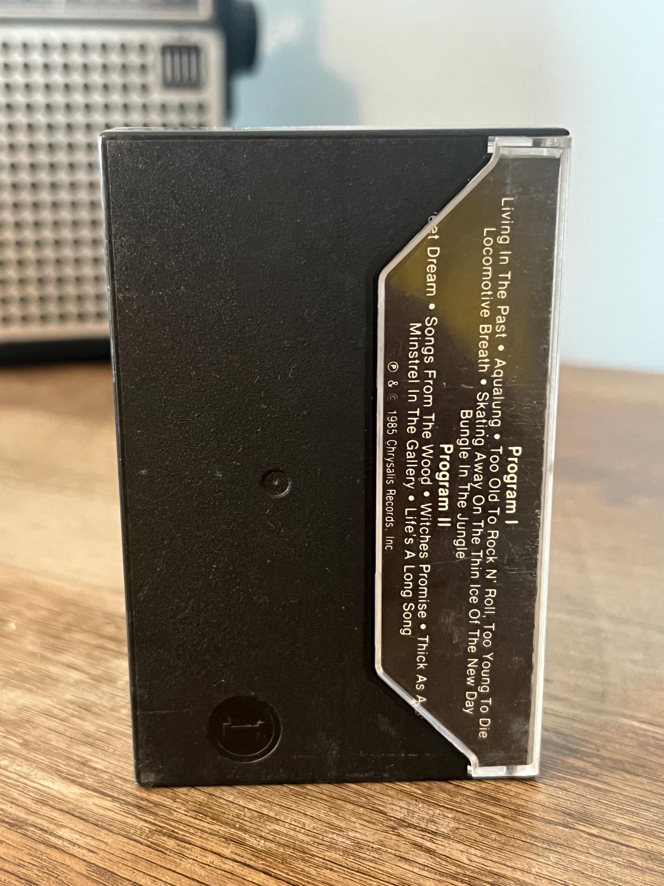 Vintage 1985 Jethro Tull "Original Masters" Cassette Tape