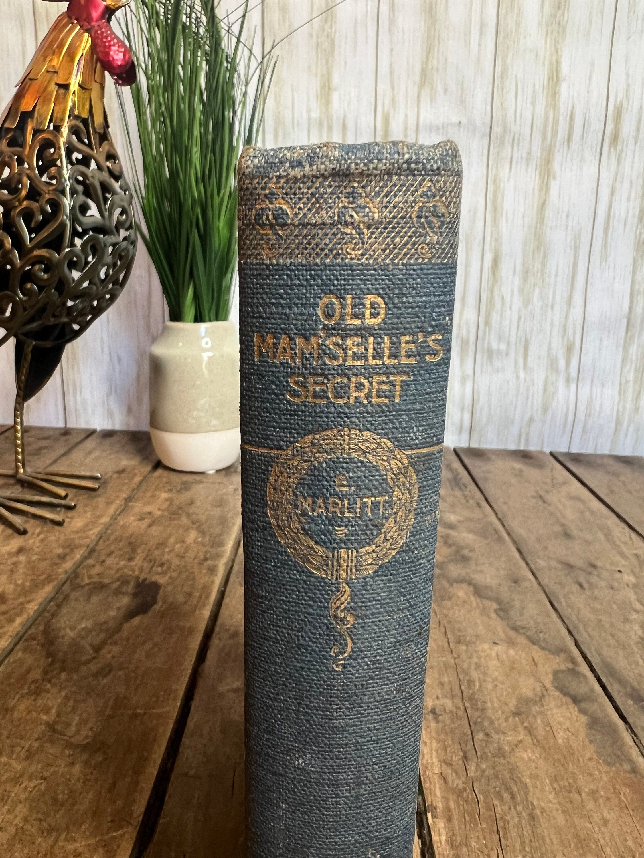 Old Mam’Selle’s Secret Hardcover Book by E. Marlitt (1896)