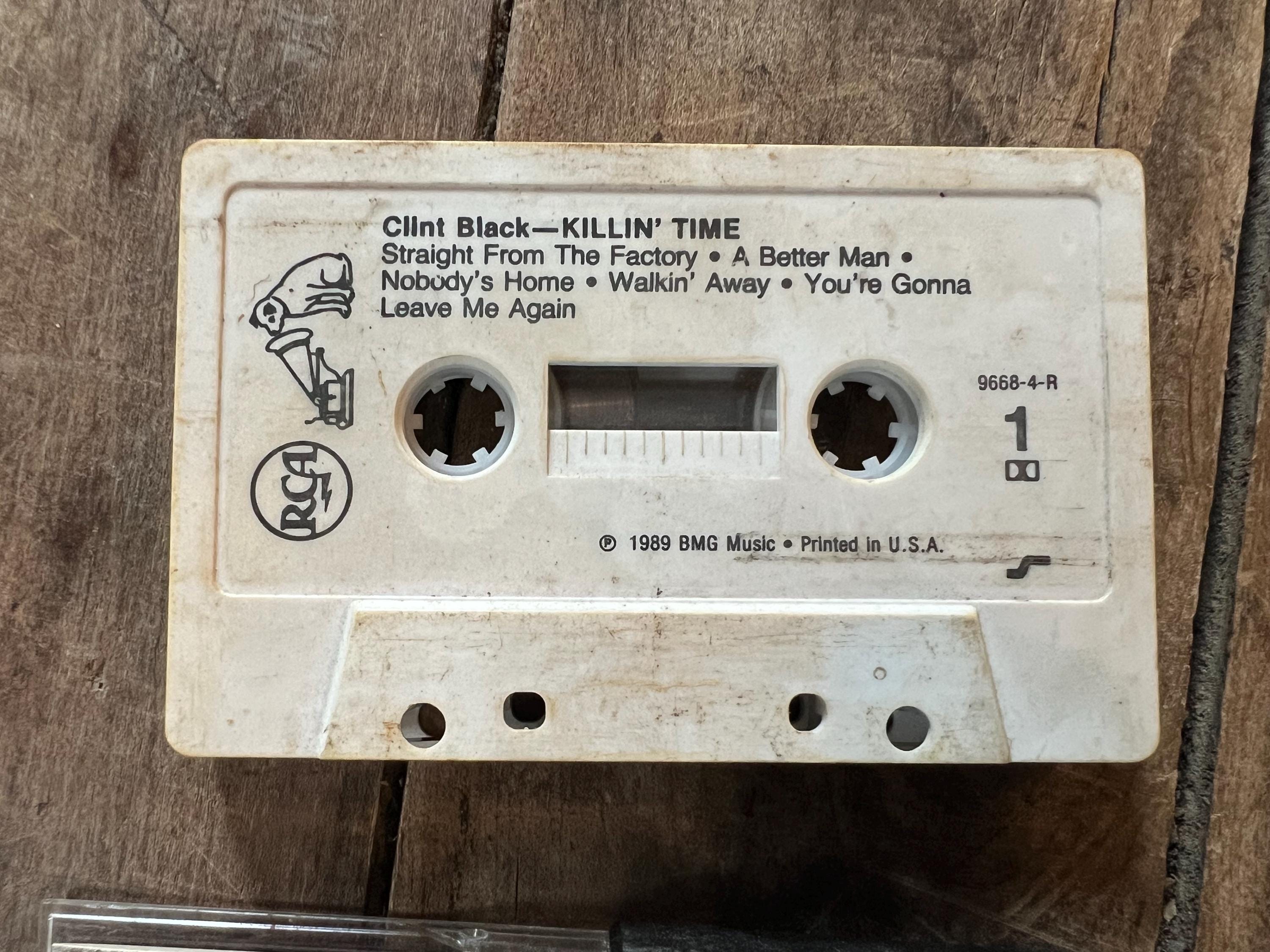 Clint Black "Killn’ Time" Cassette Tape - 1989 RCA Records