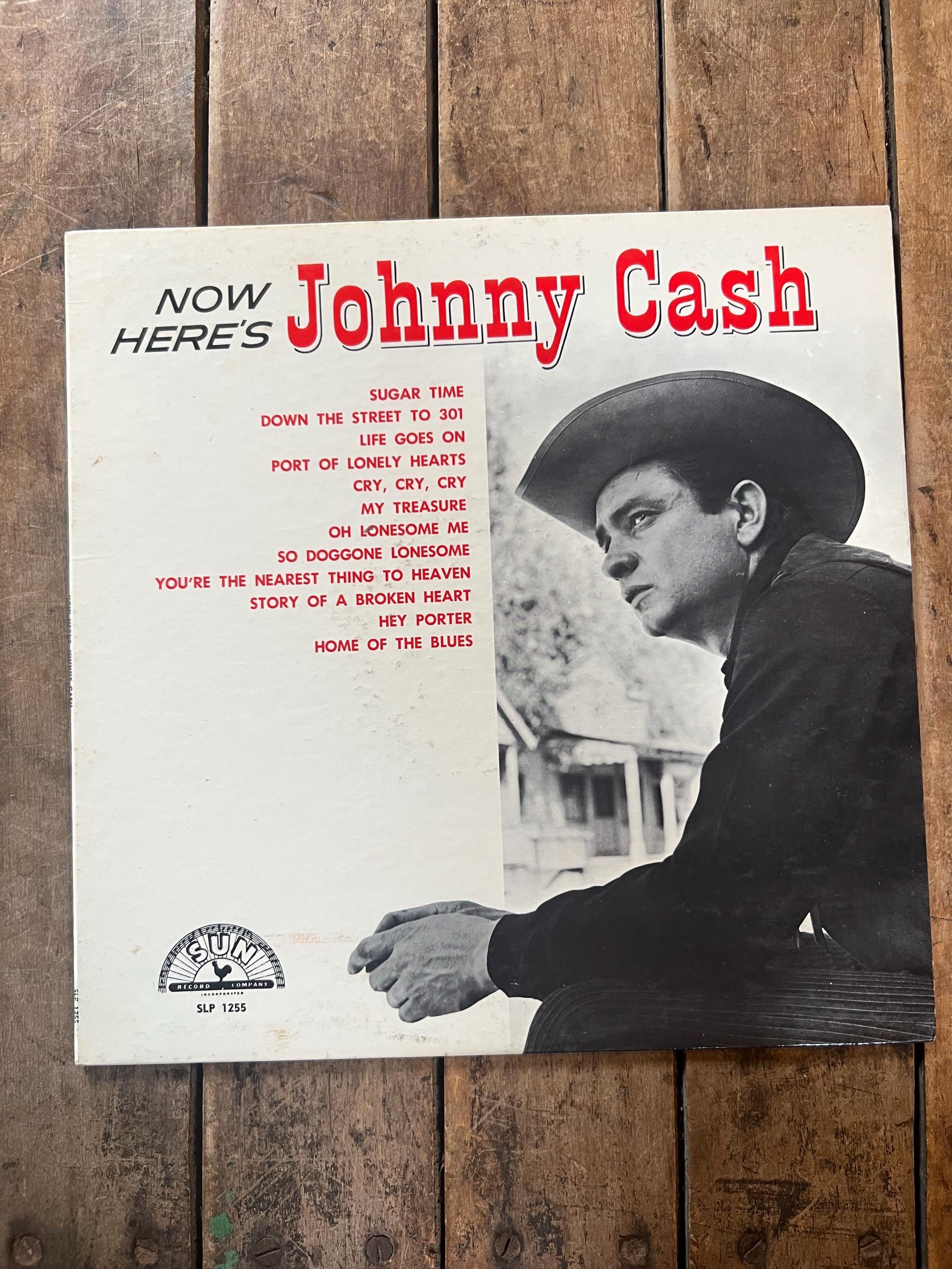 Johnny Cash “Now Here’s Johnny Cash” - Retro Vinyl  - 1961 Original LP Record - Sun Records - Country