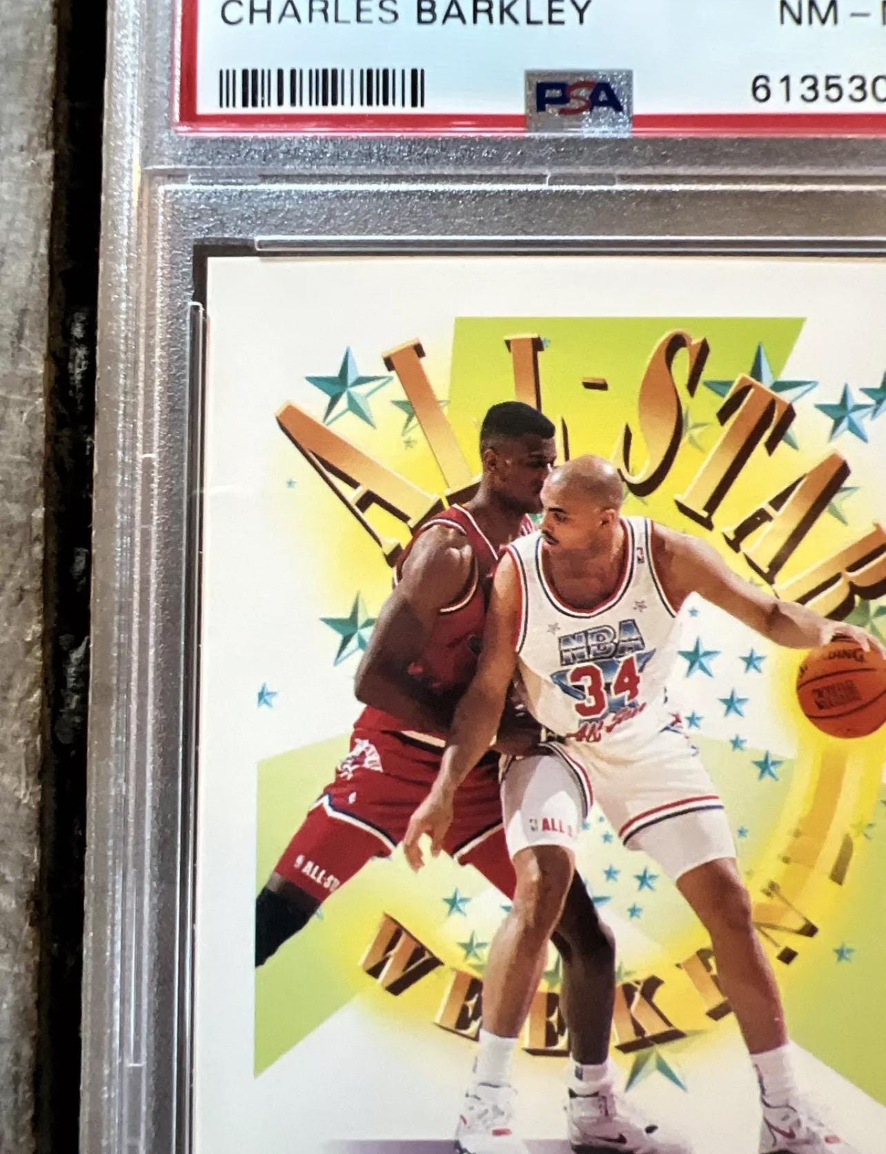 Vintage 1991 Skybox Charles Barkley All-Star Game Card - PSA 8