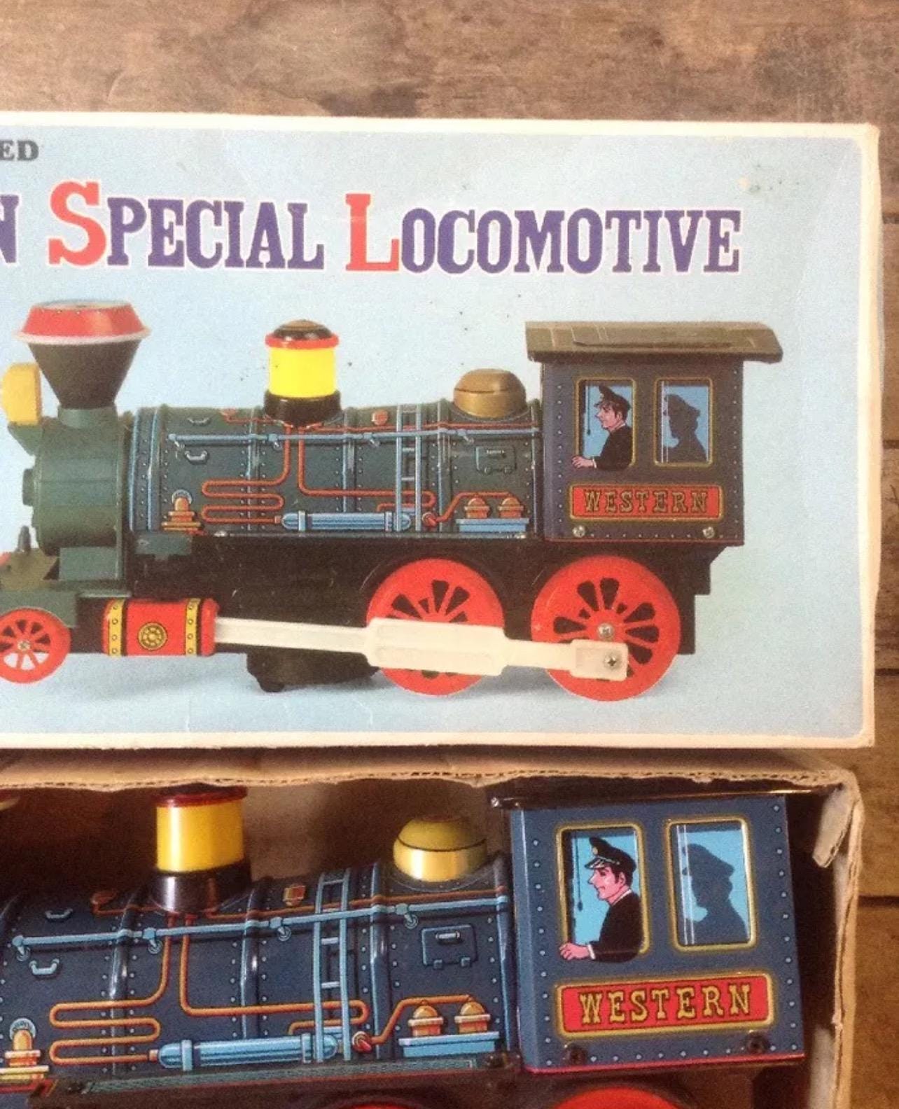 Vintage Western Special Locomotive Toy Train - Made in Korea - With Original Box