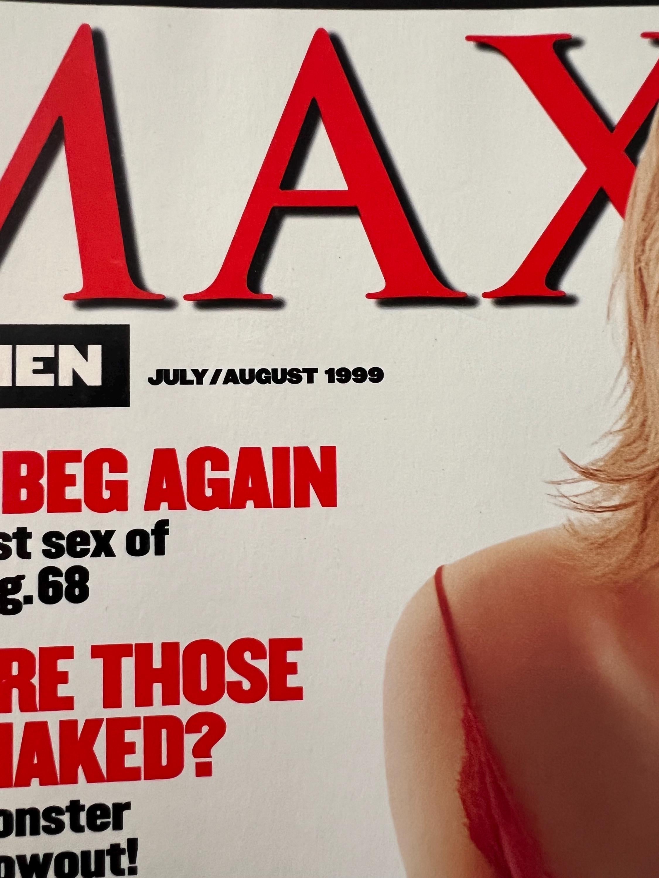 Vintage MAXIM Magazine July/August 1999: Michelle Williams Cover
