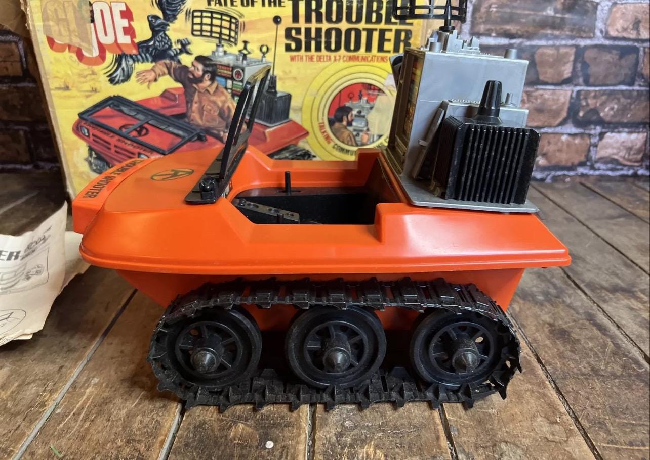 Vintage 1974 GI JOE Adventure Team - Fate Of The Trouble Shooter Set