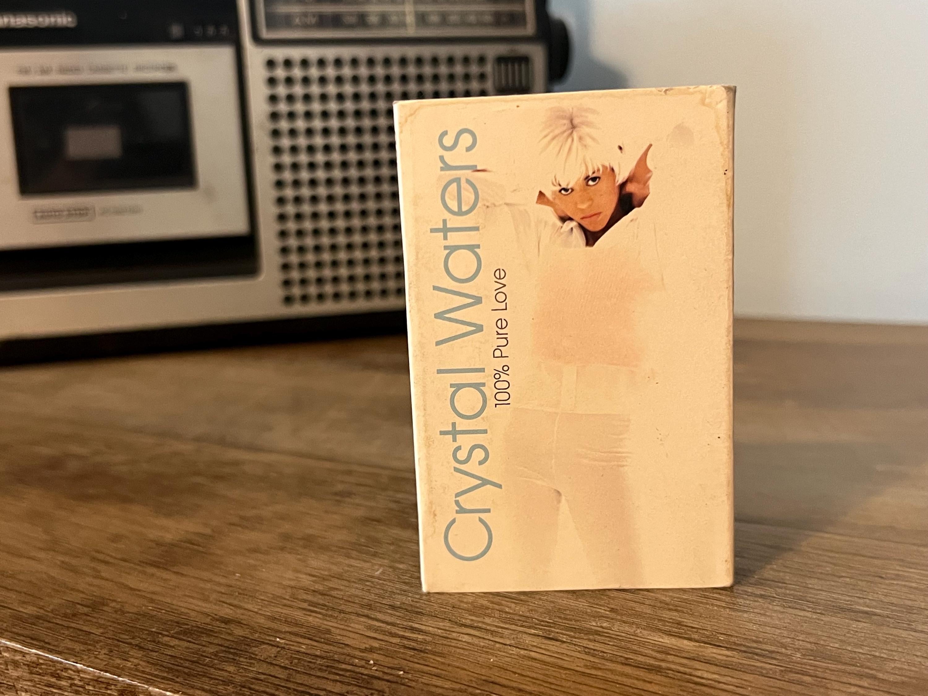 Vintage 1994 Crystal Waters 100% Pure Love Cassette Tape
