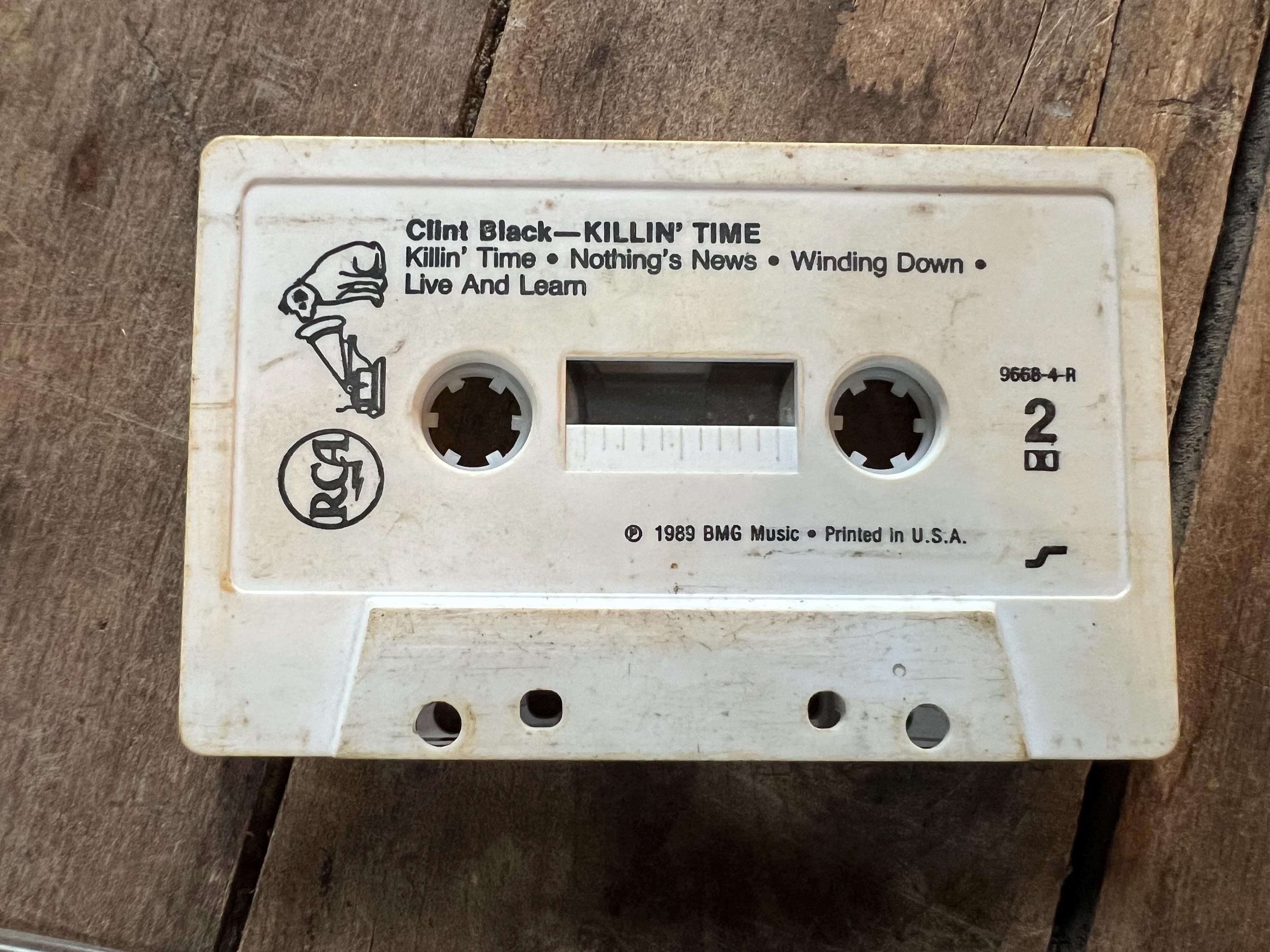 Clint Black "Killn’ Time" Cassette Tape - 1989 RCA Records