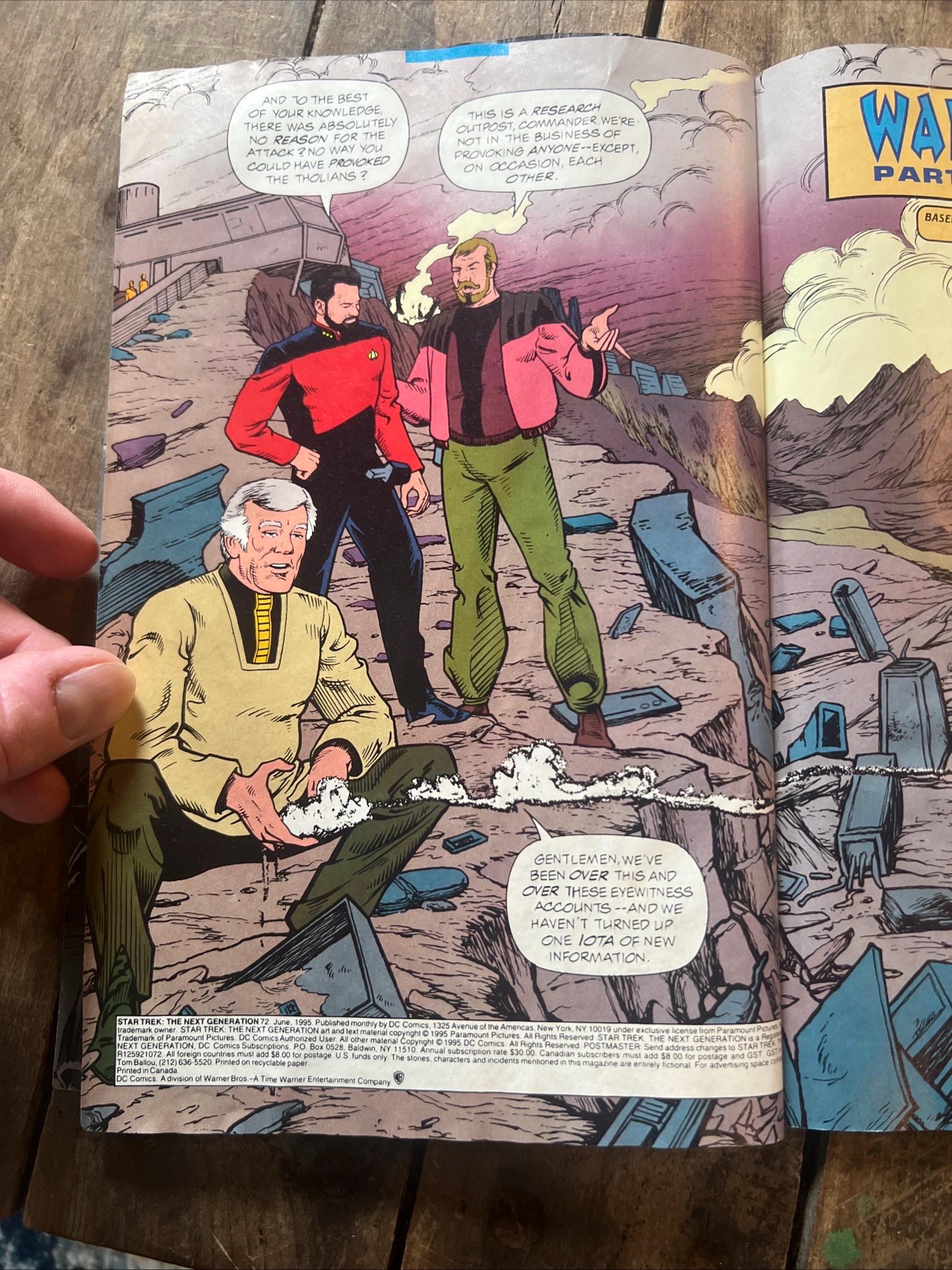 Star Trek: The Next Generation #72 Direct Edition (1995) DC Comics