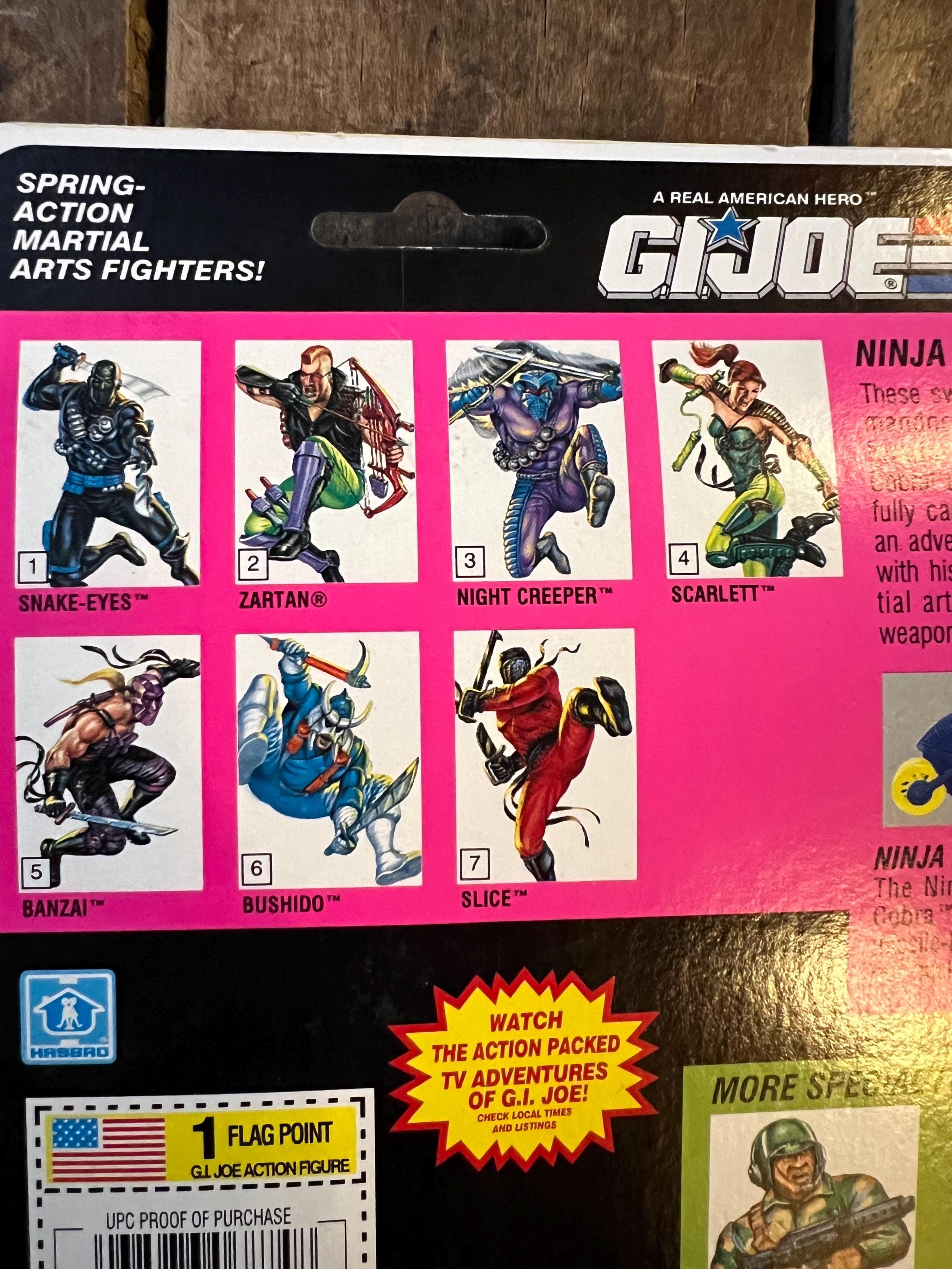 1992 Hasbro GI JOE - Ninja Force SCARLETT Action Figure -  Original Card