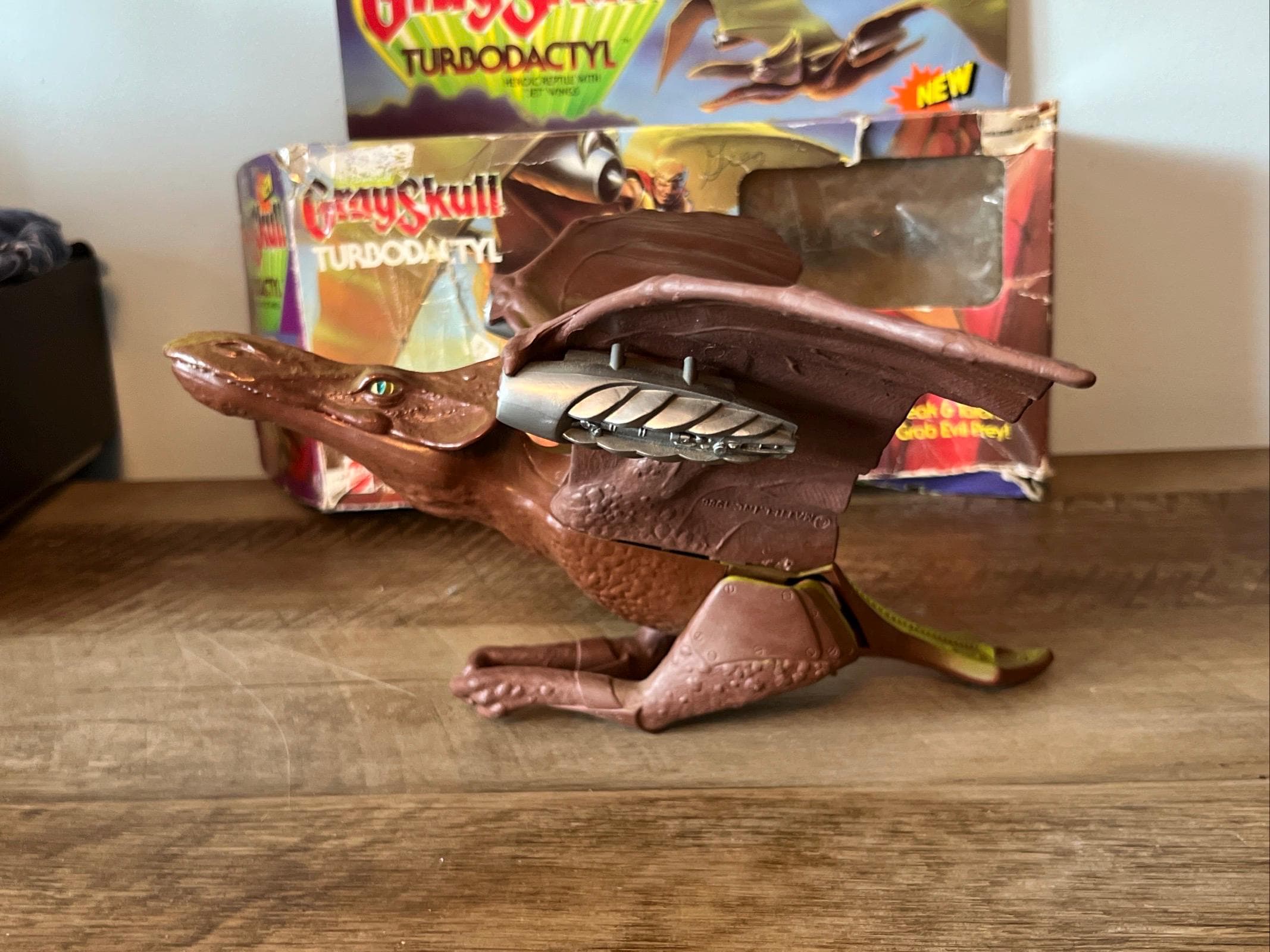 1986 He-Man Turbodactyl: Masters of the Universe - Grayskull (Original Box) RARE