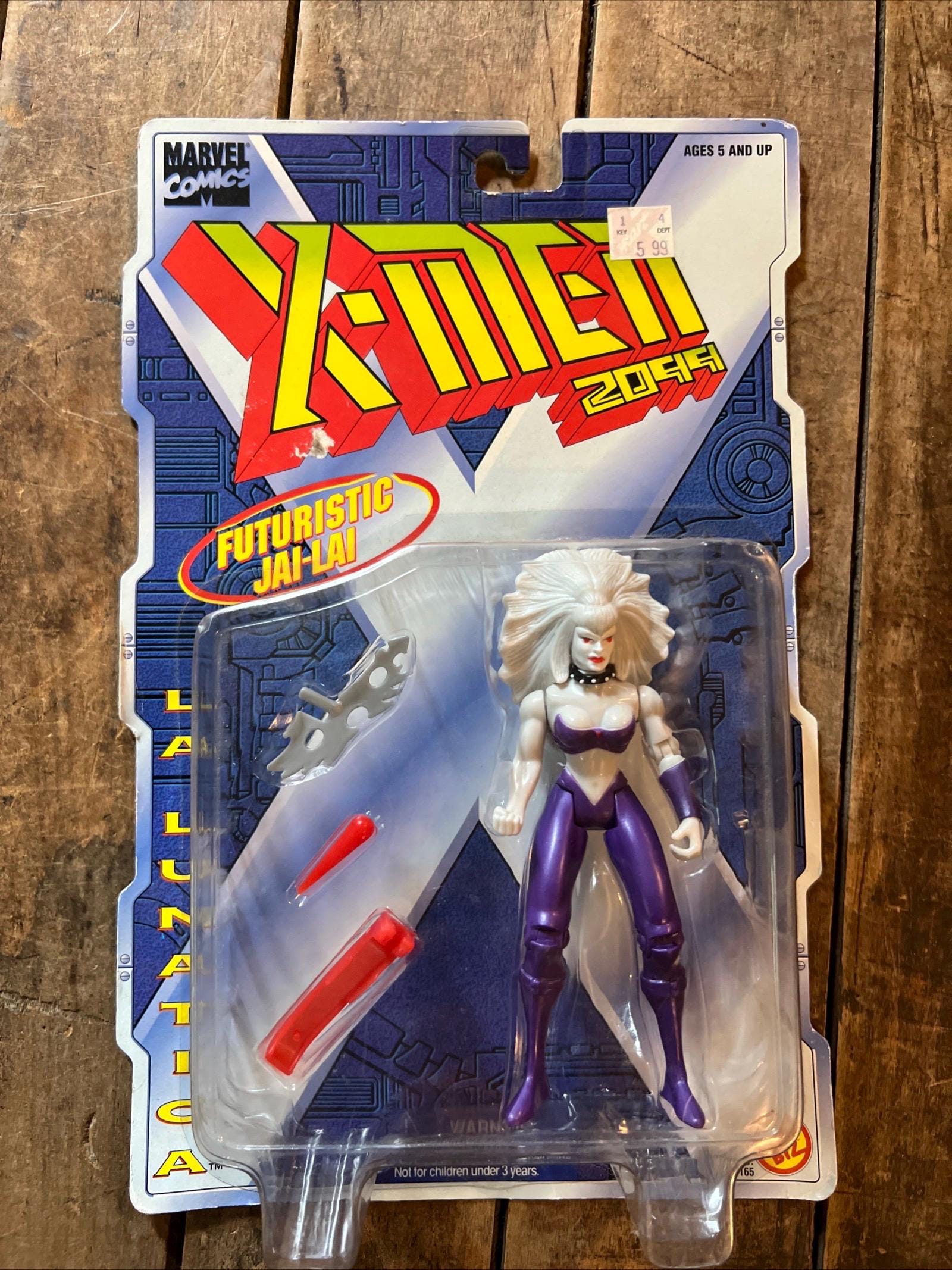 1996 Toy Biz - X-Men 2099 - LA LUNATICA Action Figure & Accessories - Original Card