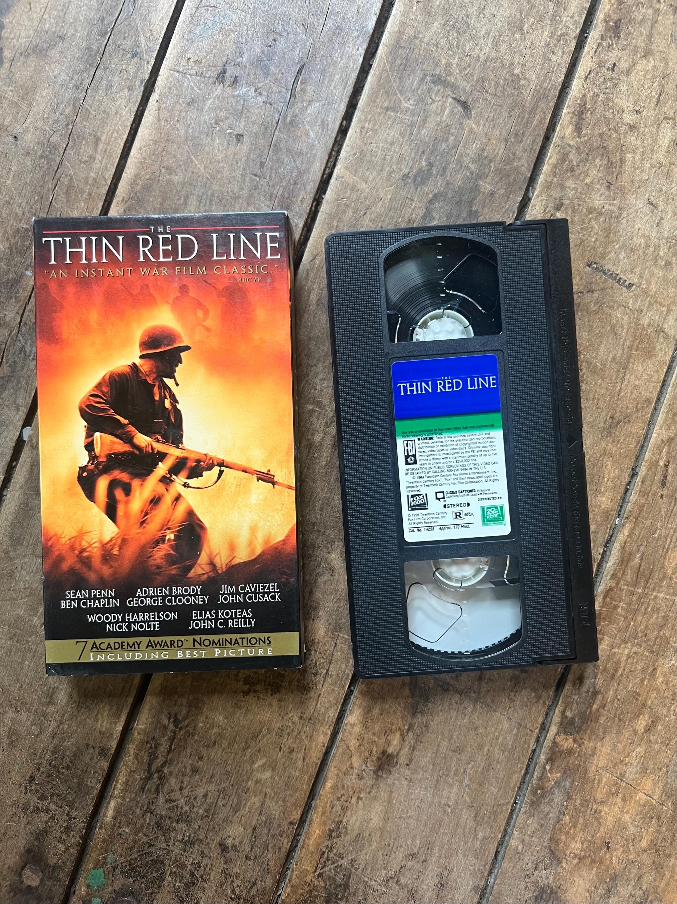 The Thin Red Line VHS - 1999 War Movie - Academy Award Nominee