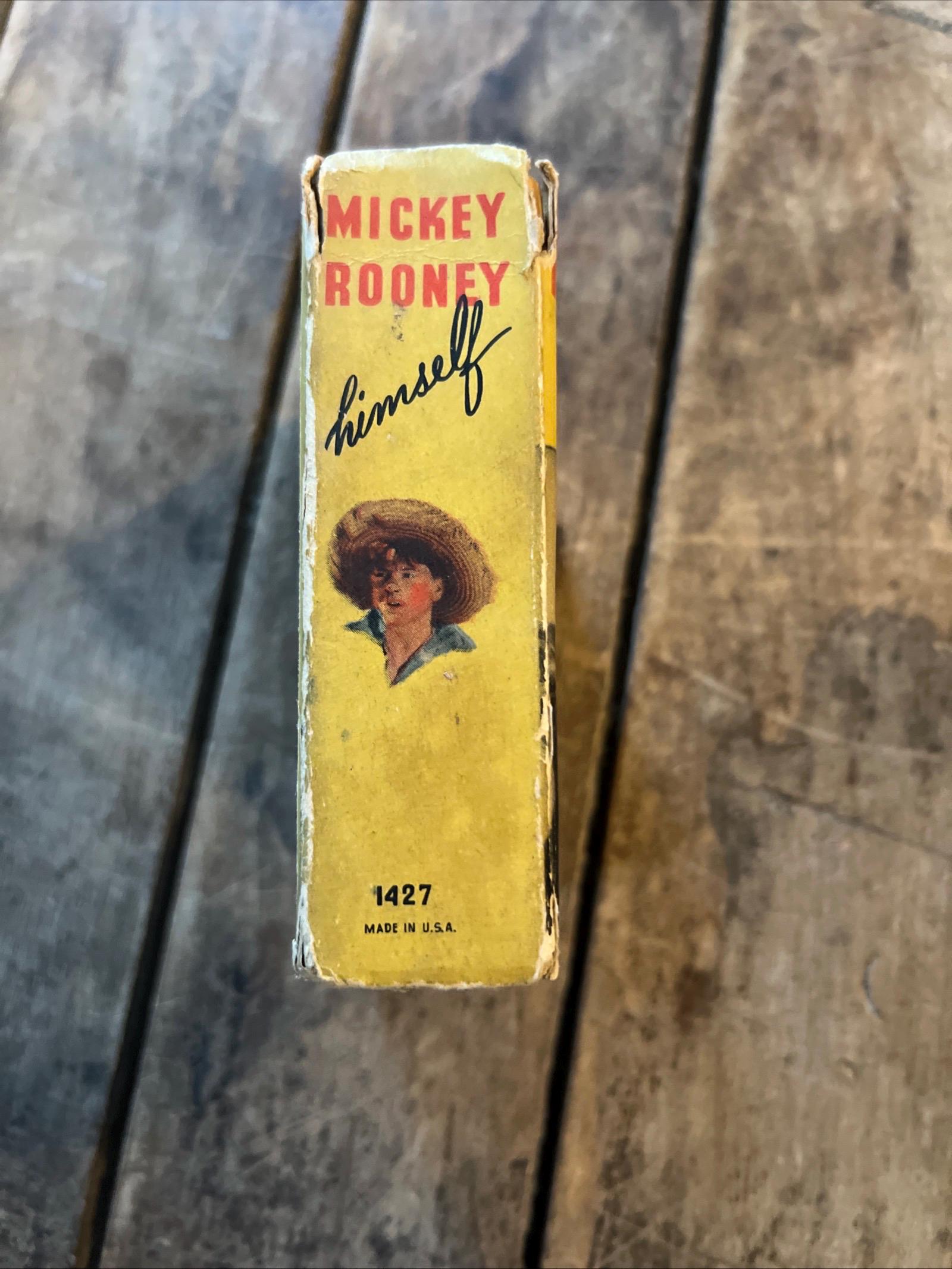 Vintage 1939 Mickey Rooney Himself Hardcover Book
