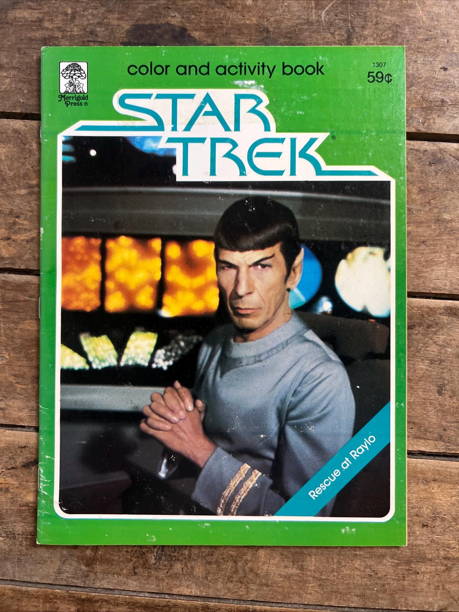 1979 Marrigold Press - STAR TREK - Color And Activity Book No. 1307 - NOS Unused book