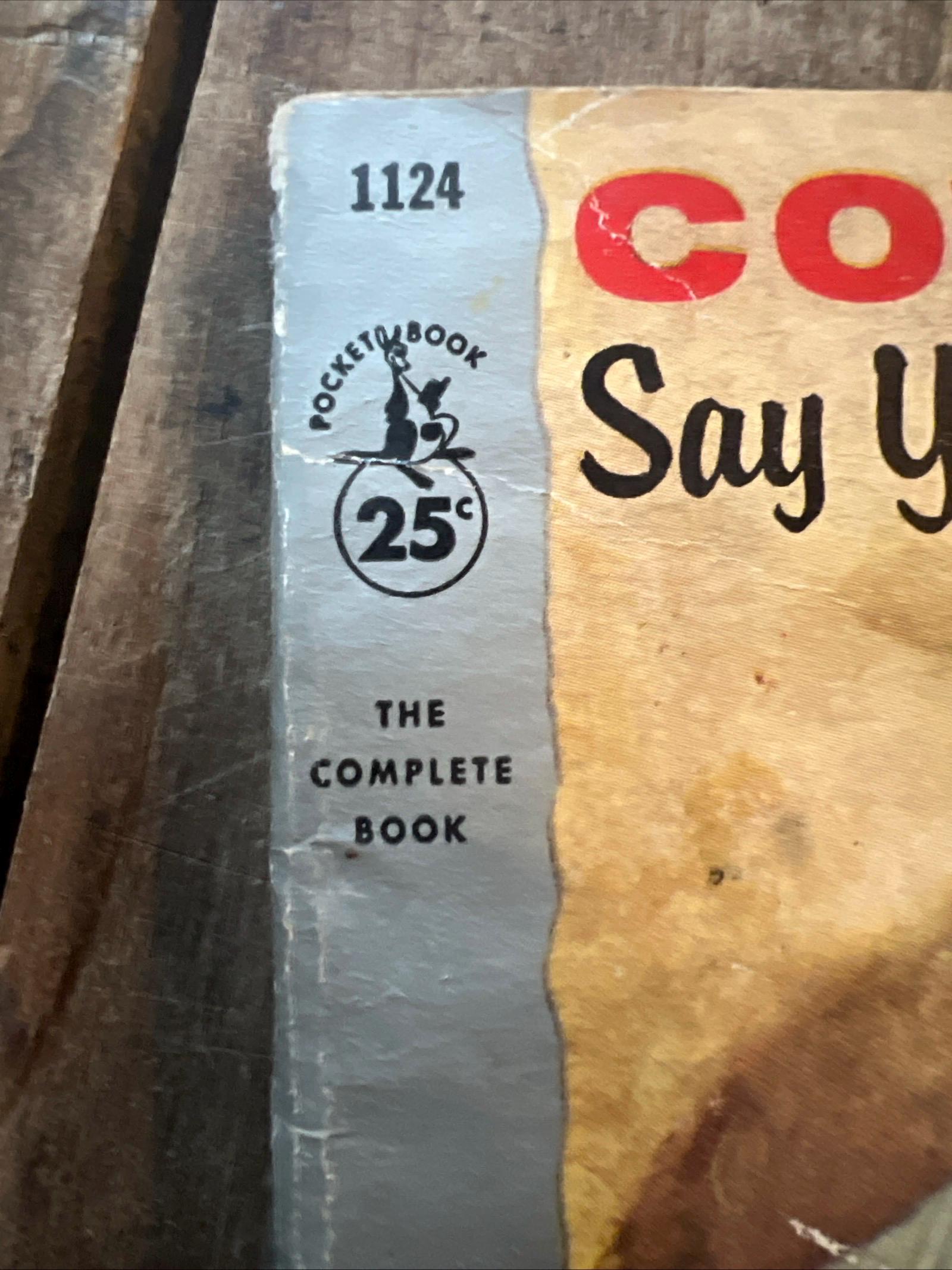 Vintage 1956 Cowboy, Say Your Prayers! Pocket Book