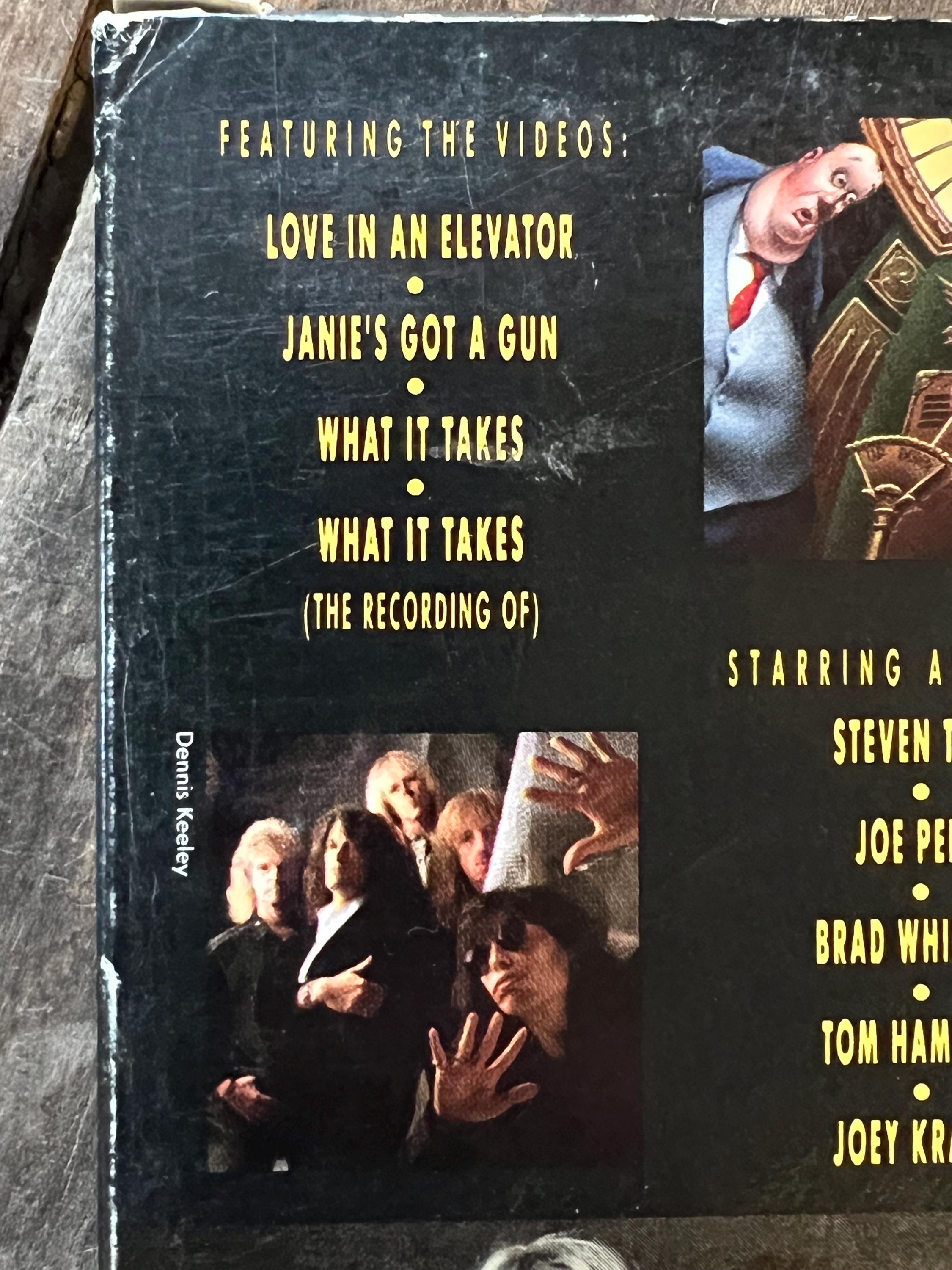 AEROSMITH “Things That Go Pump In The Night” ( VHS Movie) Original Uncensored Versions