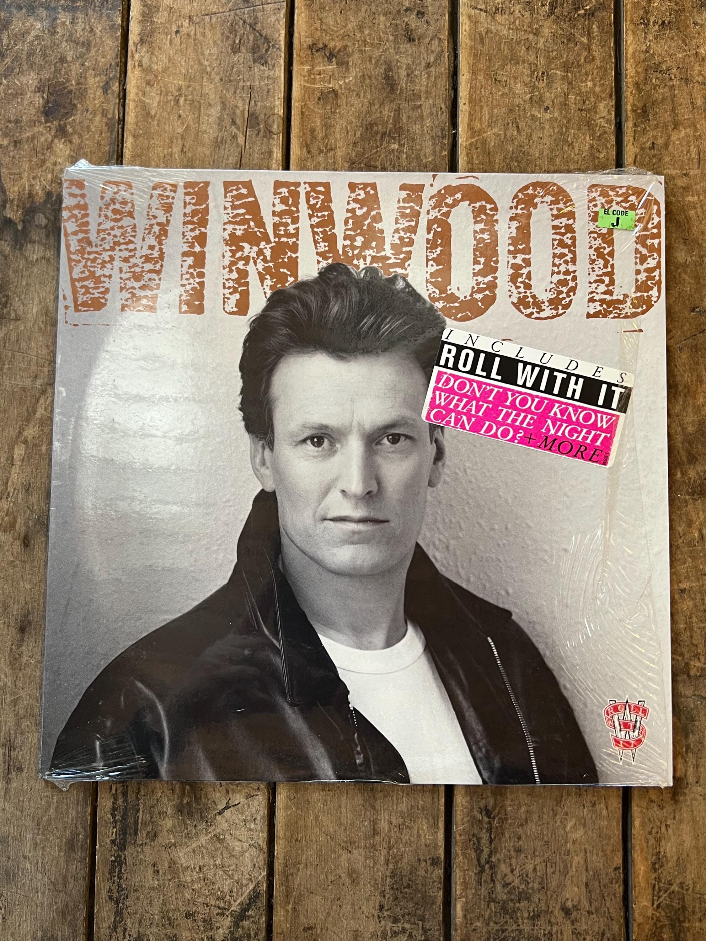 Vintage Steve Winwood "Roll With It" LP Record - 1988 Club Edition