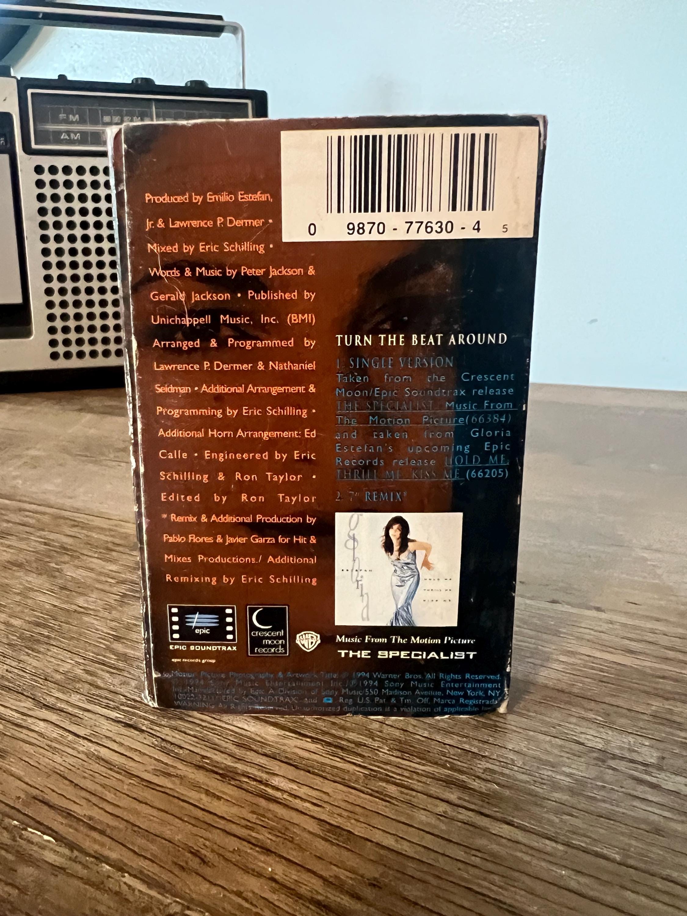 Vintage 1994 Gloria Estefan Cassette Tape: Turn The Beat Around