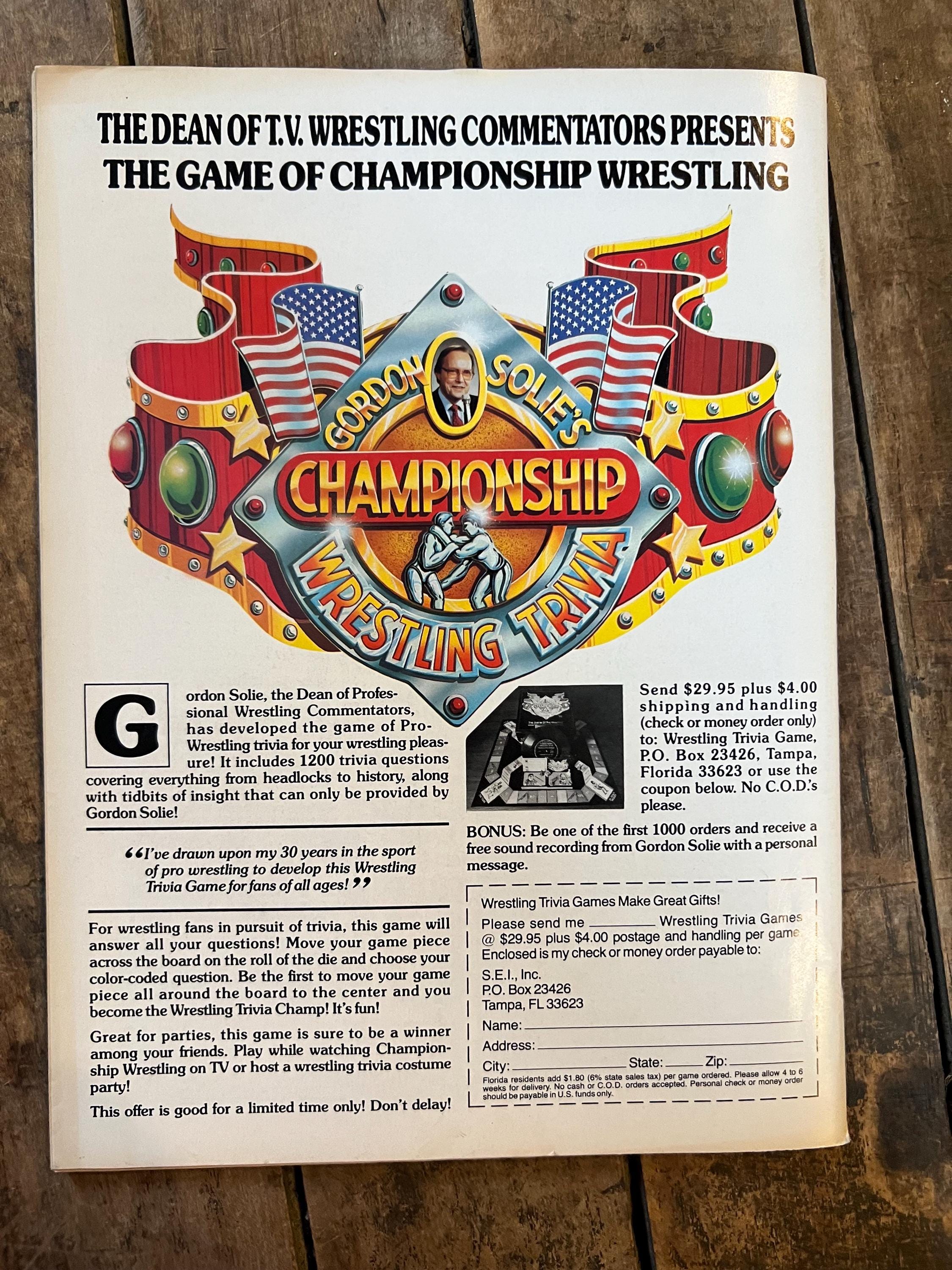 Pro Wrestling Illustrated Magazine  - May 1988- WWF WWE - Andre The Giant