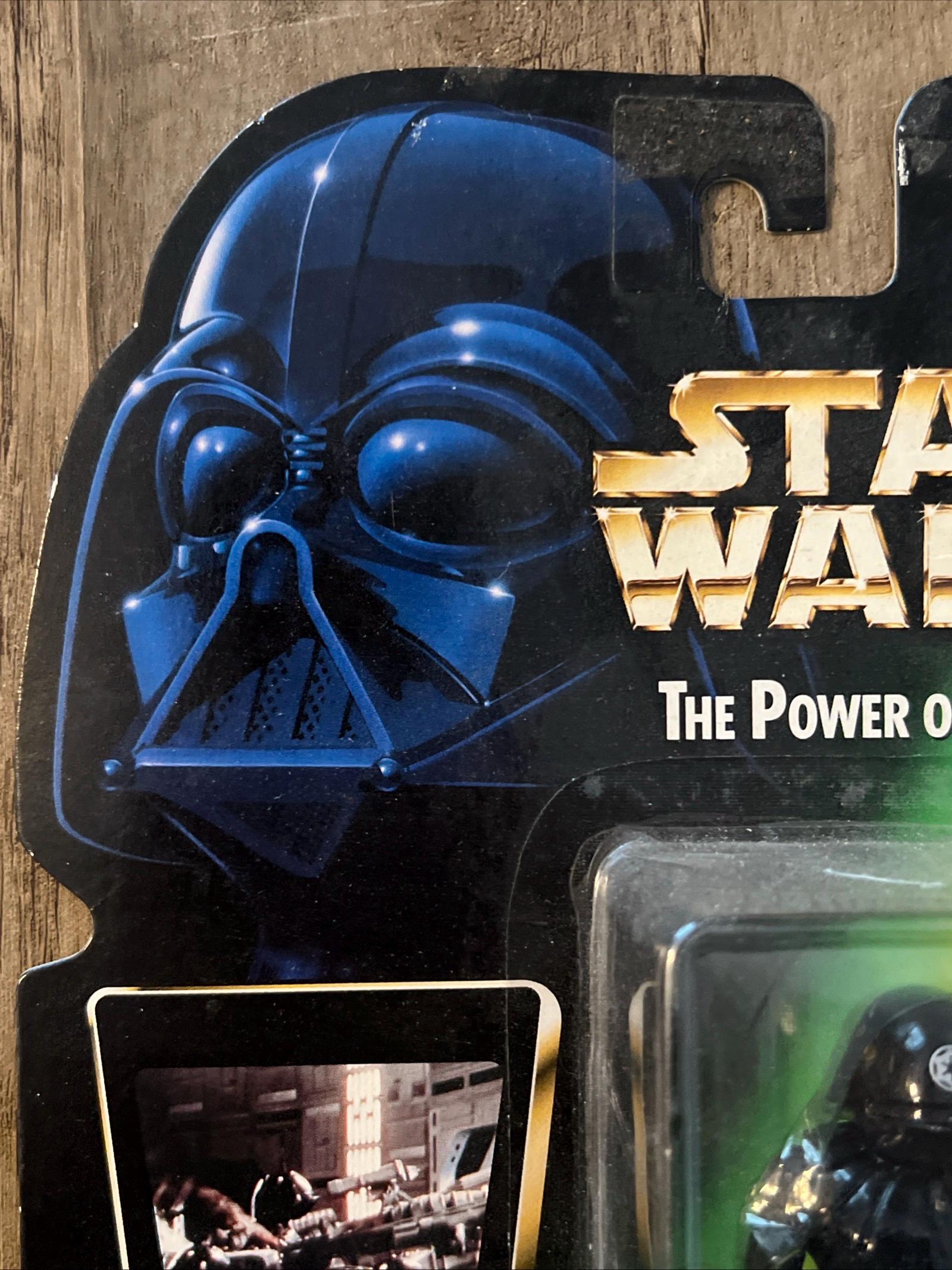 1996 Kenner Star Wars - Power Of The Force - DEATH STAR GUNNER Action Figure Complete on Card