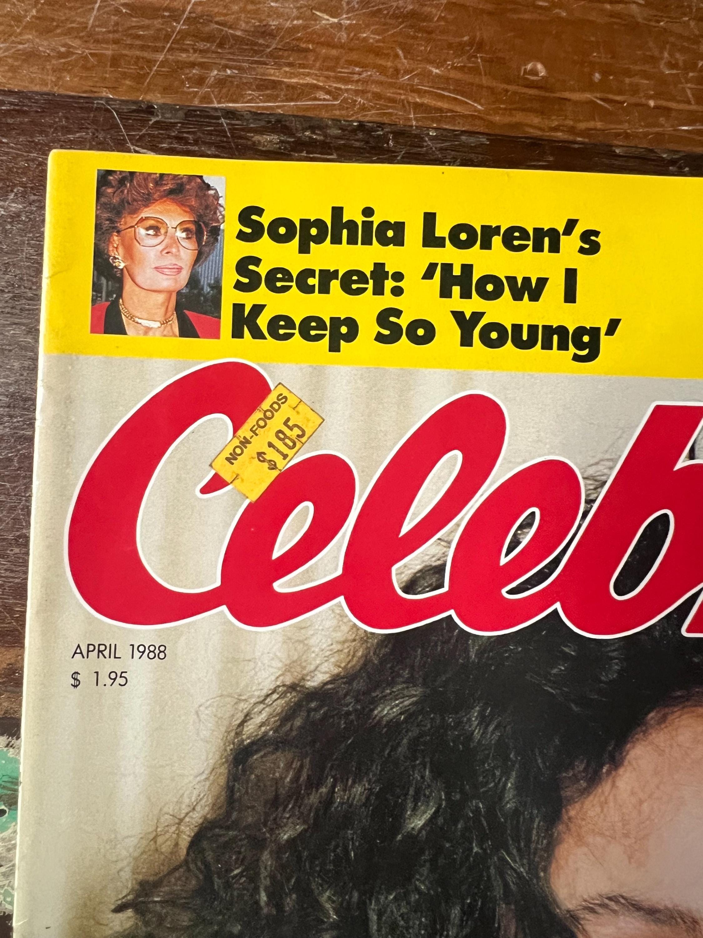 Celebrity Plus Magazine - Gossip / Tabloid - April 1988 Issue - CHER Cover