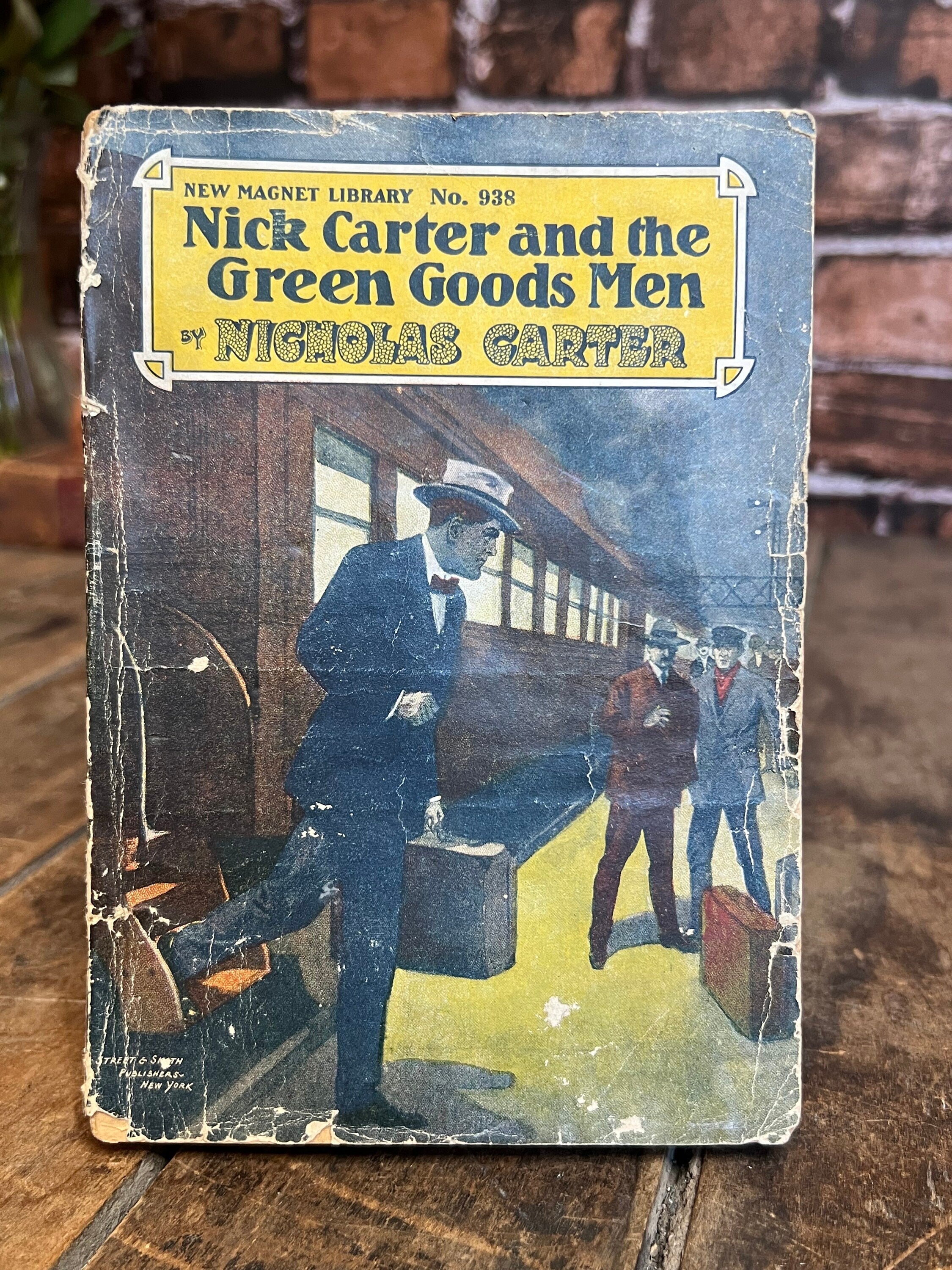 Vintage Nick Carter Pulp Detective Novel: 1925 Green Goods Men