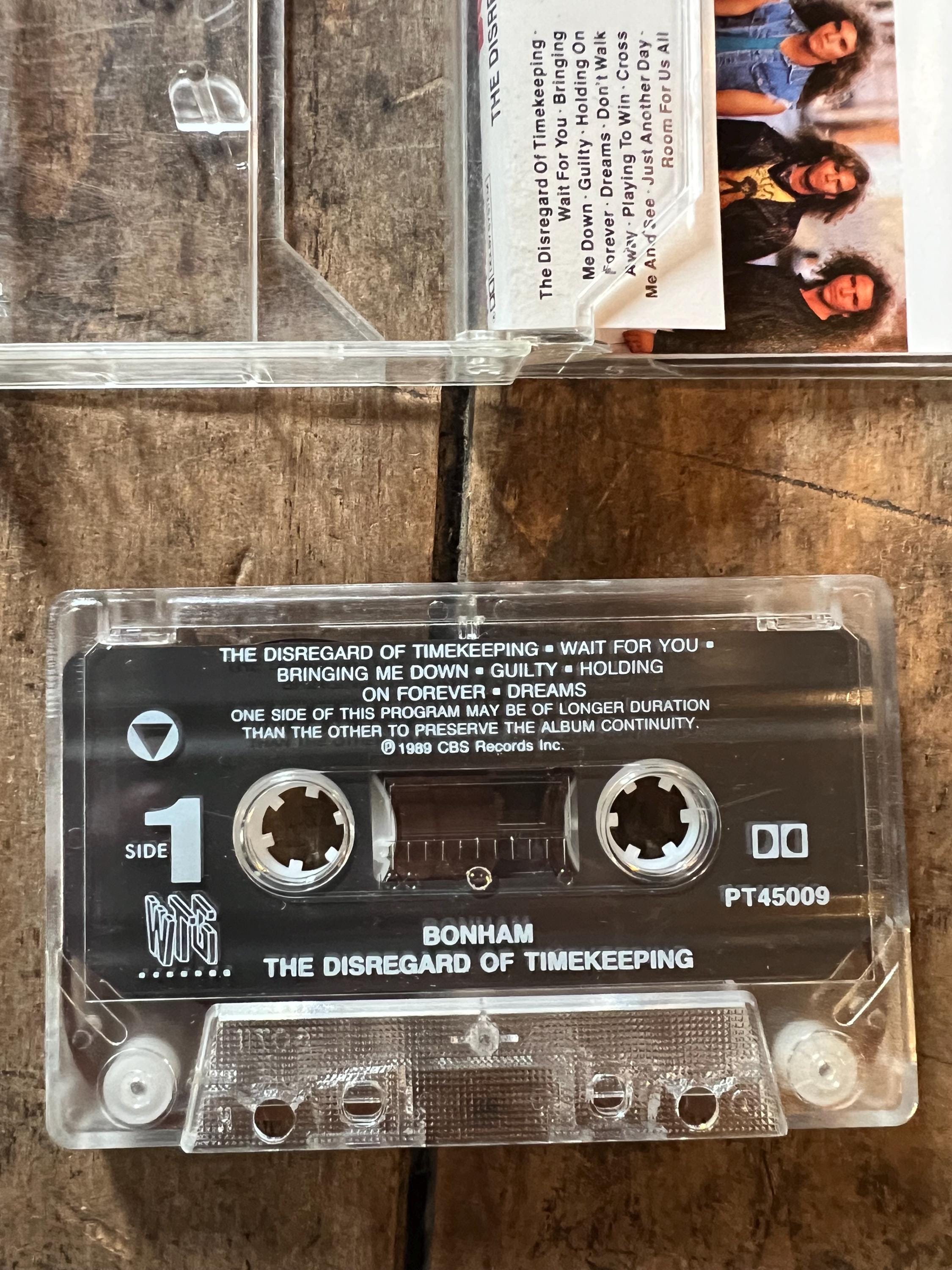 1989 Bonham “The Disregard of Timekeeping” Cassette Tape - WTG Records