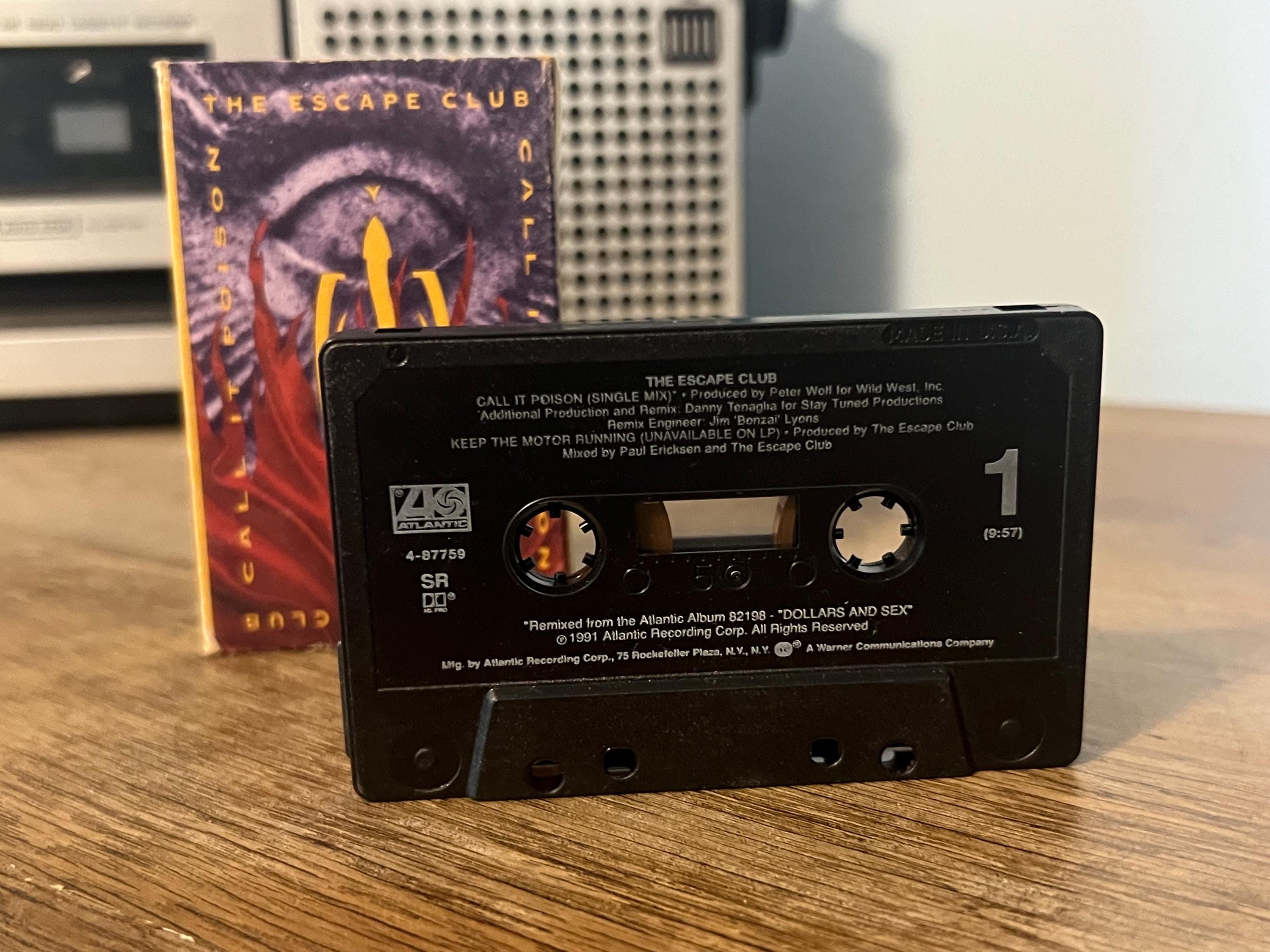 Vintage 1991 The Escape Club Cassette Tape: "Call it Poison"