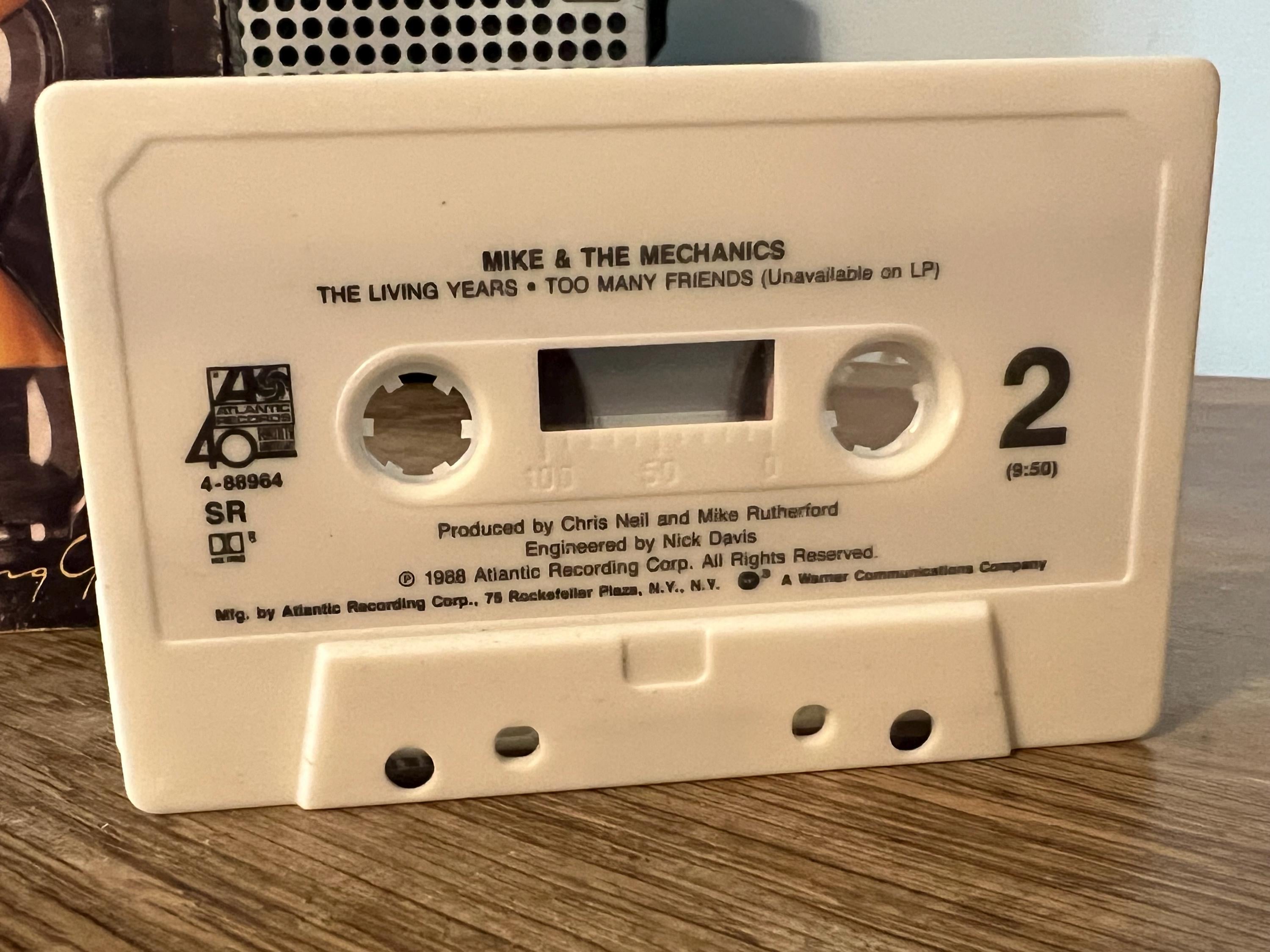 Vintage 1988 Mike + The Mechanics Cassette Tape: The Living Years