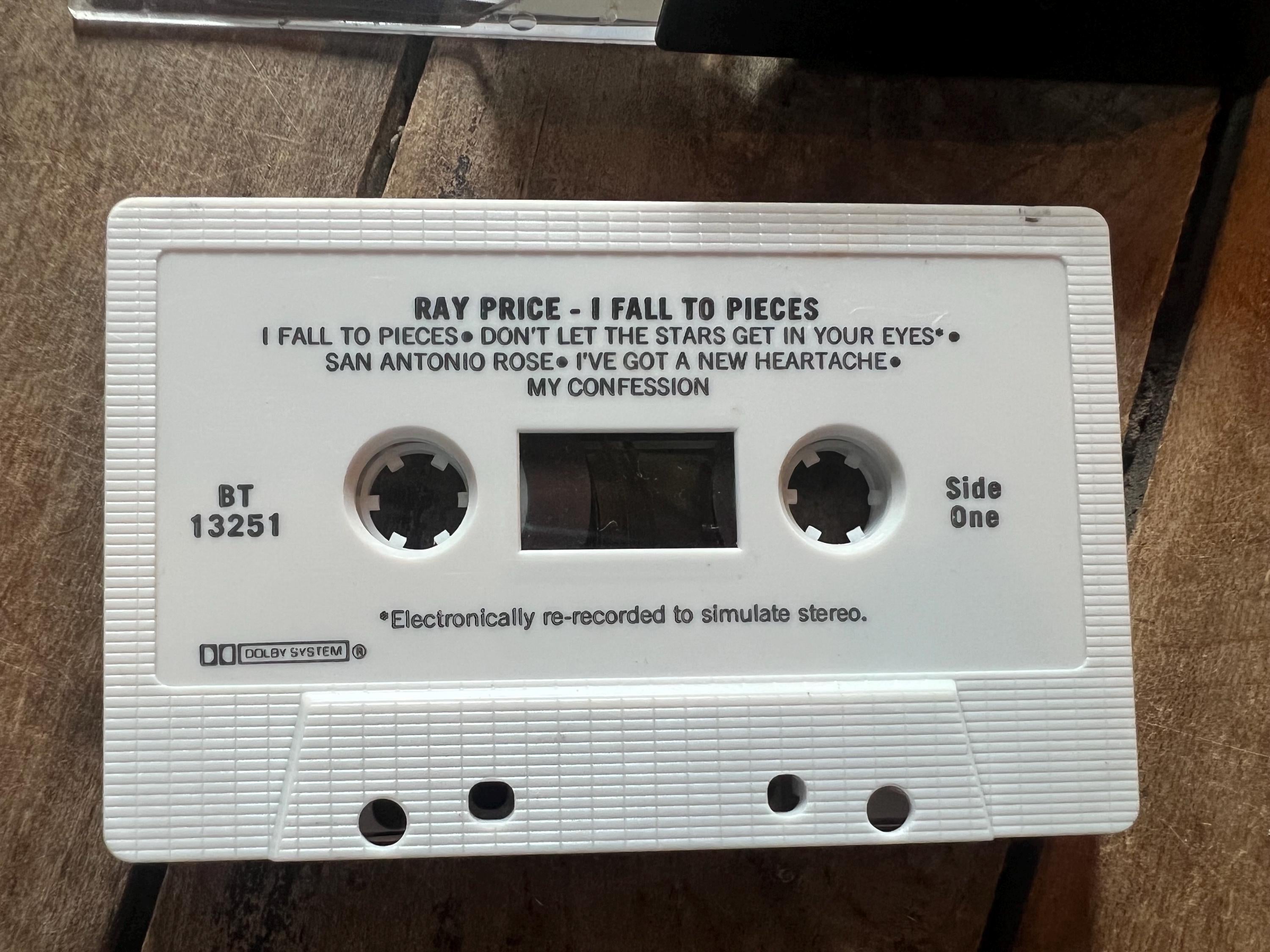 Ray Price "I Fall To Pieces" Cassette Tape - Vintage Country Music