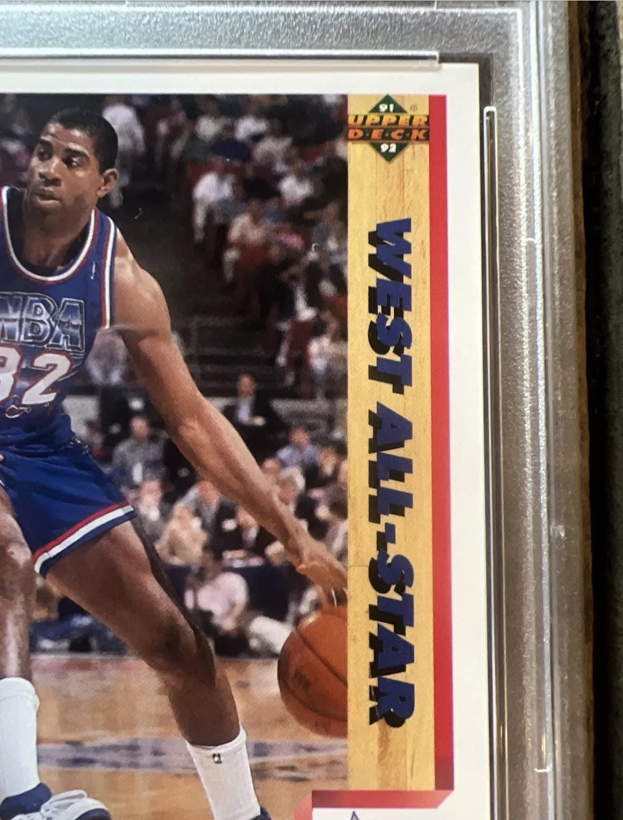 Vintage 1991 Upper Deck Magic Johnson All-Star Card - PSA 8