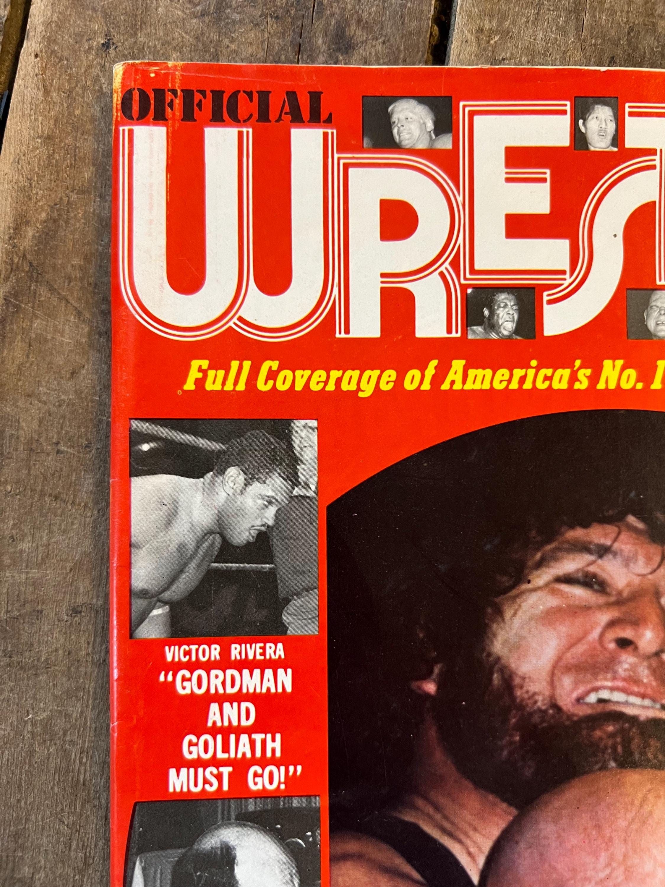Official Wrestling Magazine - September 1974 Issue - WWF / WWE - Capt Lou Albano