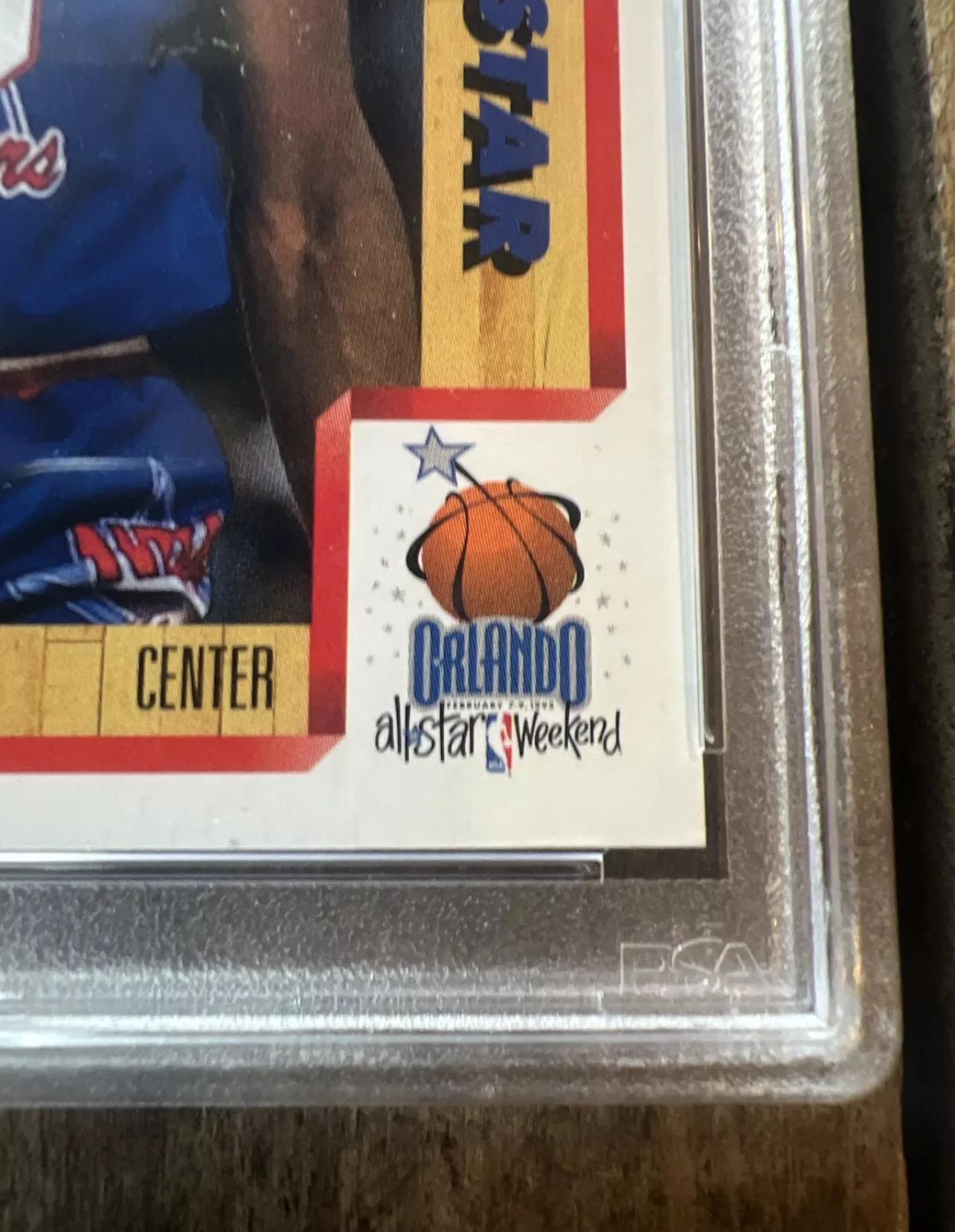 1991 Dikembe Mutombo Upper Deck All-Star Card - PSA 8