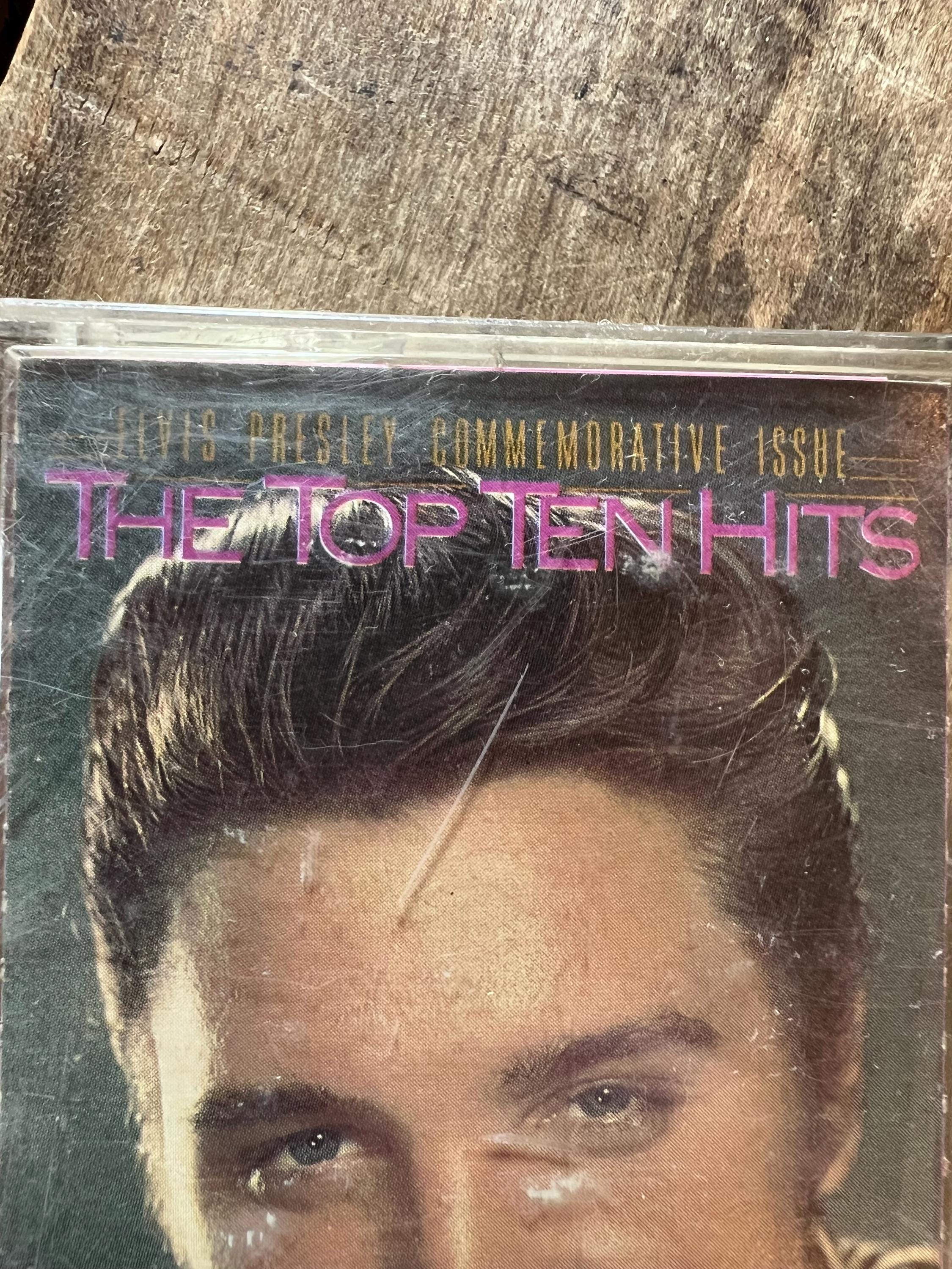 Vintage 1987 Elvis Presley Cassette Tape: Top Ten Hits, RCA Victor