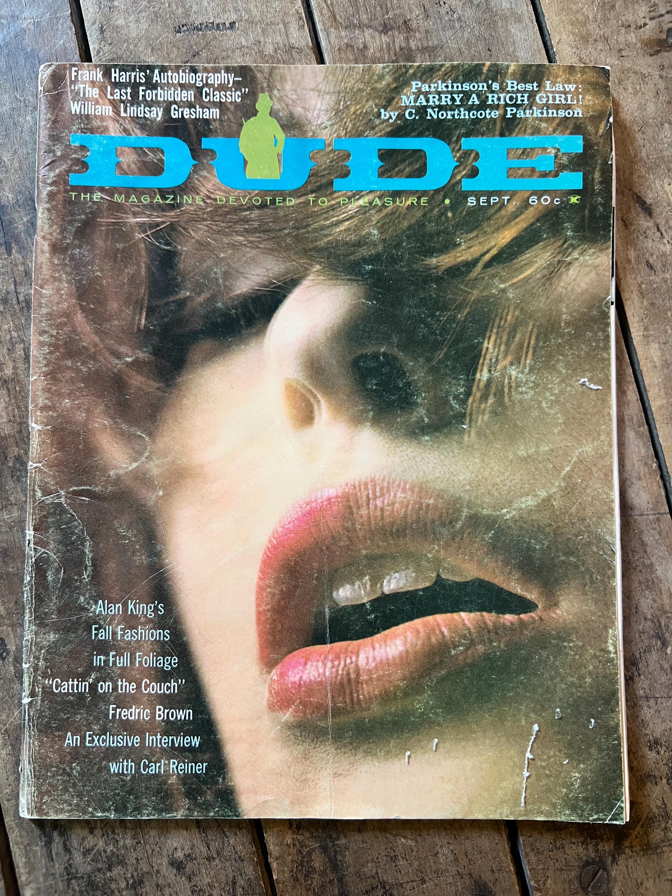 Vintage The DUDE Magazine September 1962: Rare 1960s Collectible Men’s Magazine