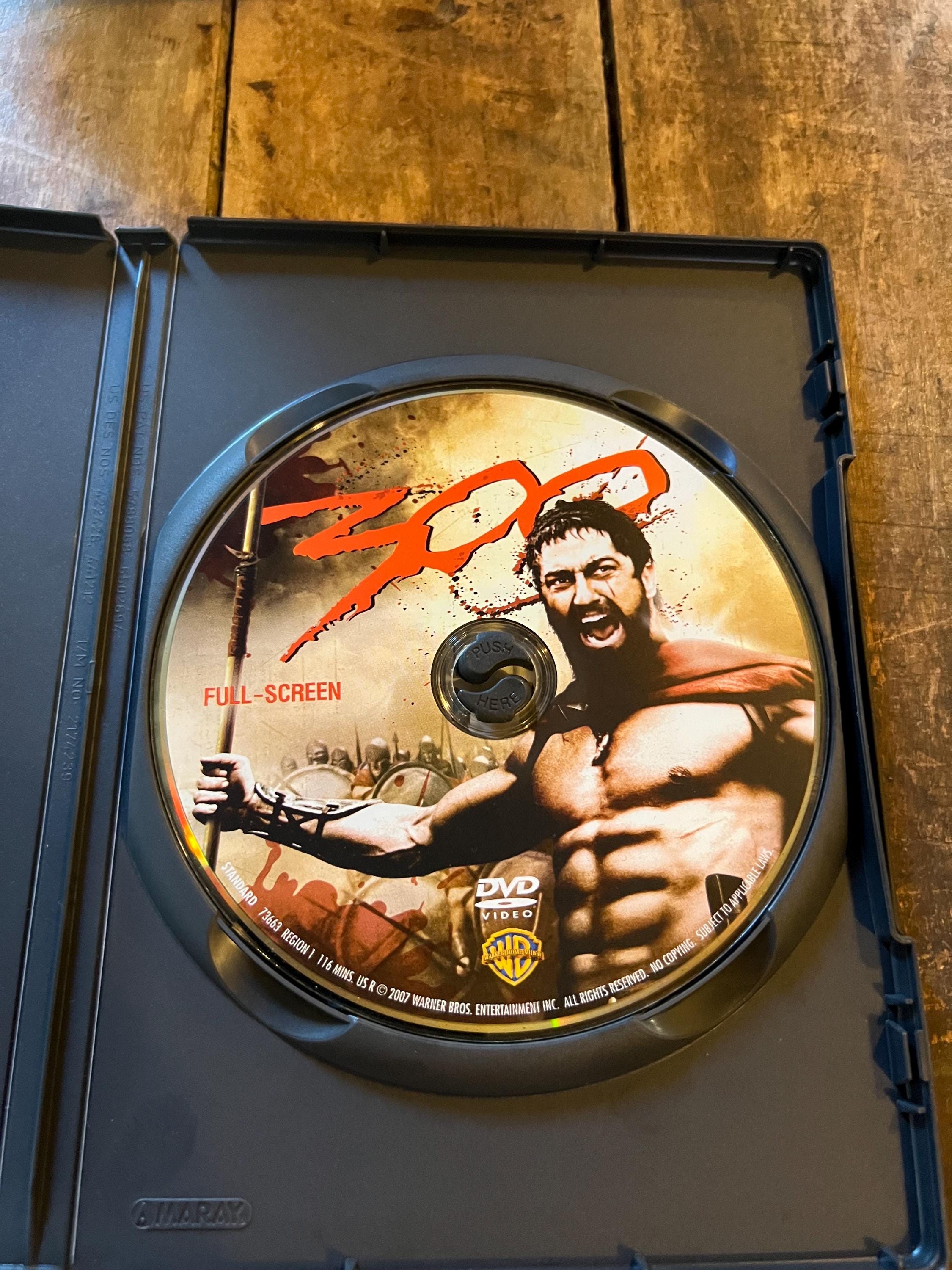 300 ( DVD 2006 )  War / Action Starring - Gerard Butler & Lena Headey