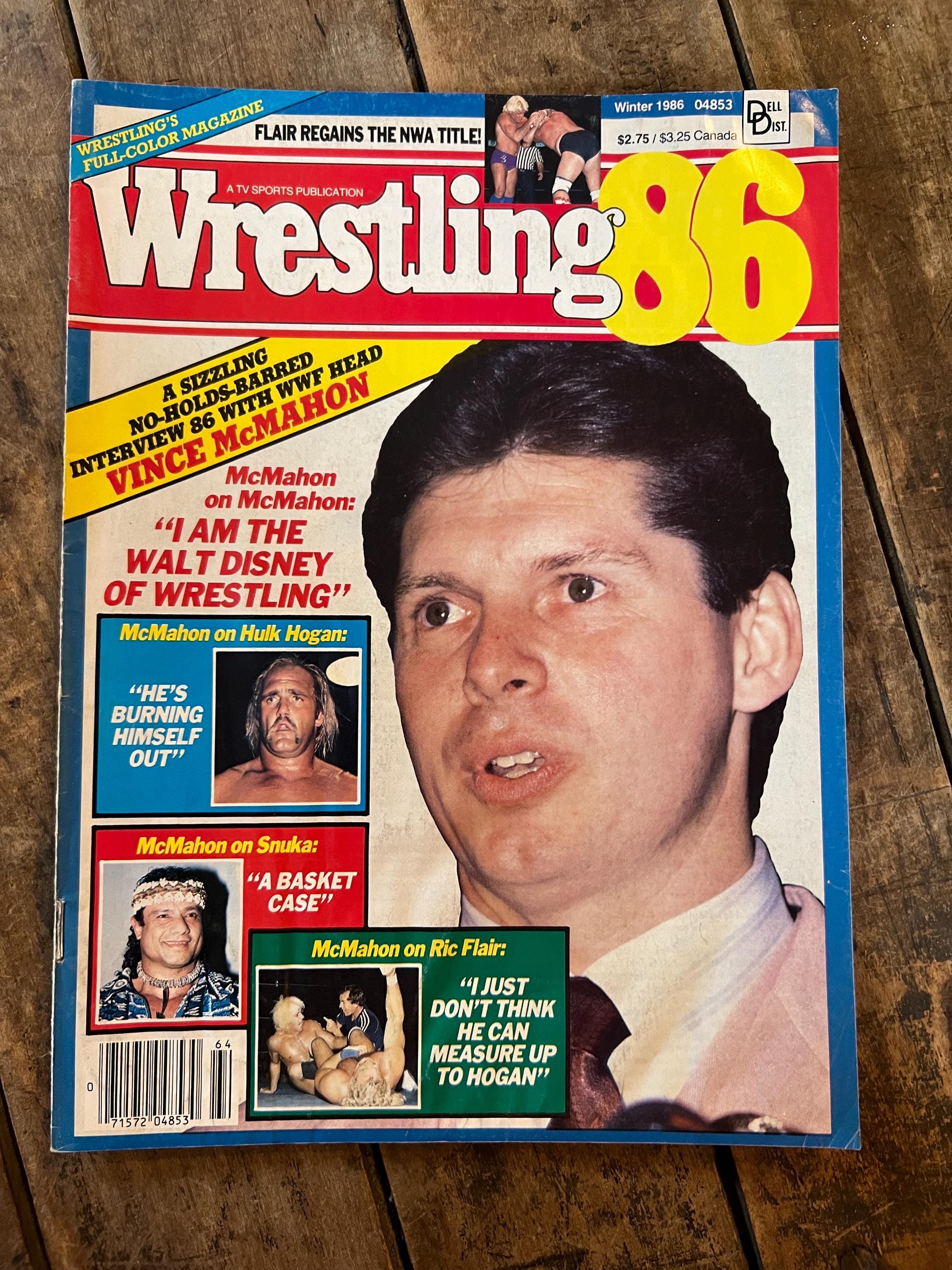 Wrestling 86 Magazine Winter 1986 Edition - WWF / WWE - Vince McMahon Cover