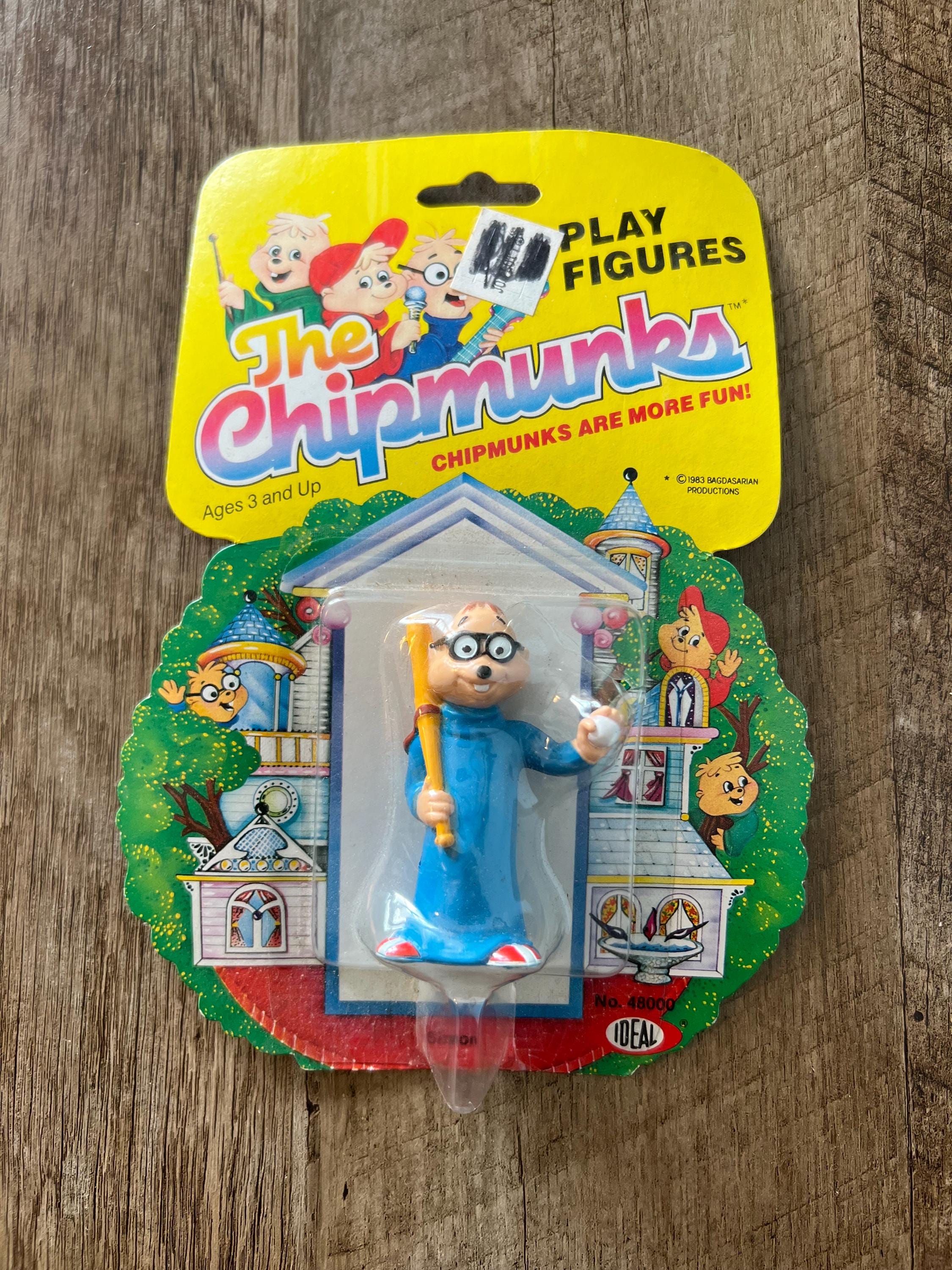 Vintage 1983 Alvin & The Chipmunks Simon Action Figure - Sealed MOC